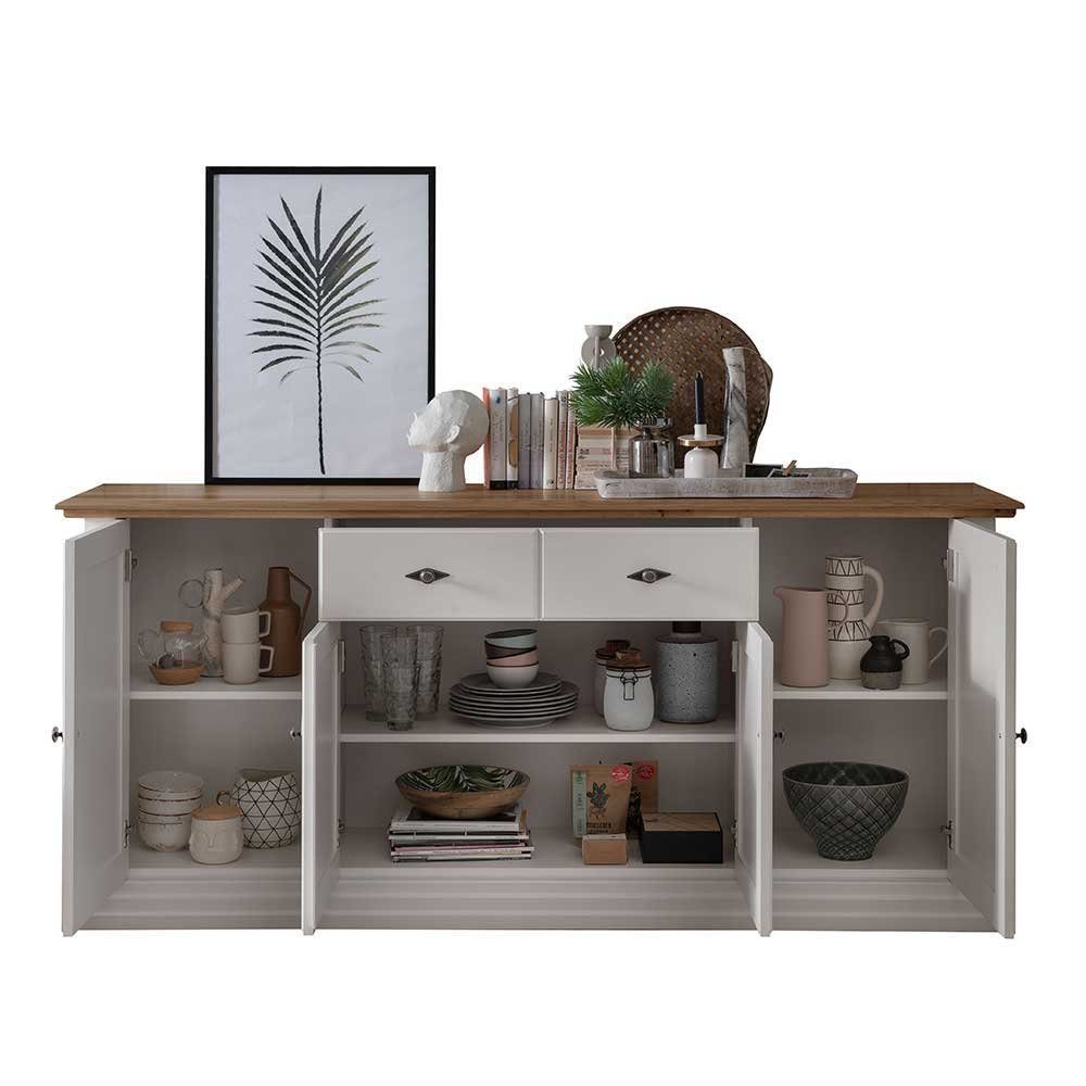 Pharao24 Sideboard Nadia, aus Massivholz