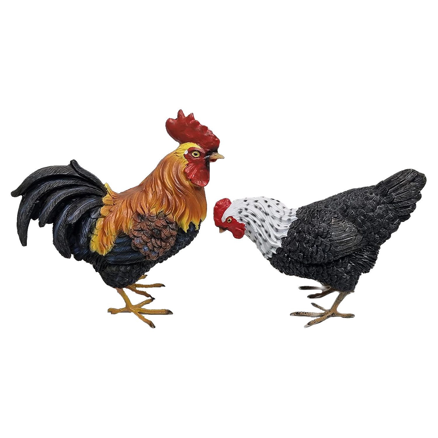 Fachhandel Plus Tierfigur Hahn und Huhn Gartenfiguren Tierfiguren Dekofigur günstig online kaufen
