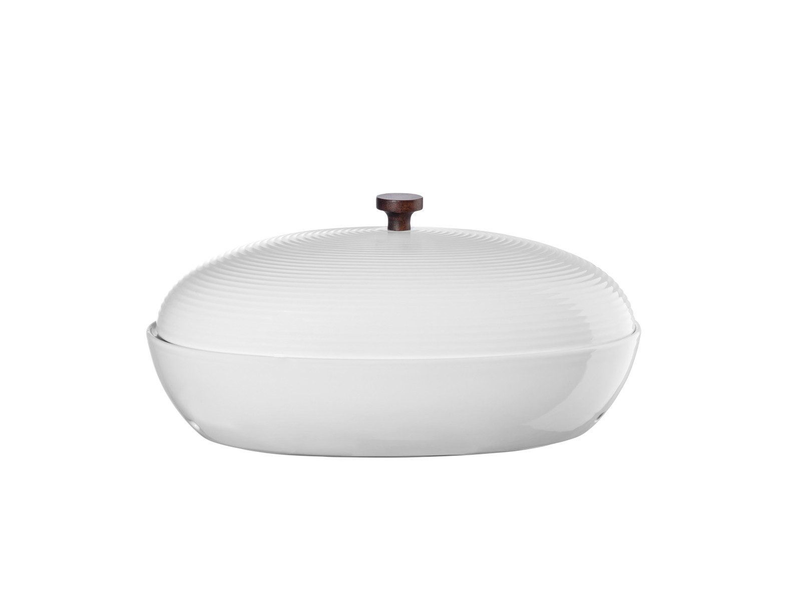 A&A Serviertopf kitchen'art Brottopf weiß 32x18x16,5cm, Steinzeug