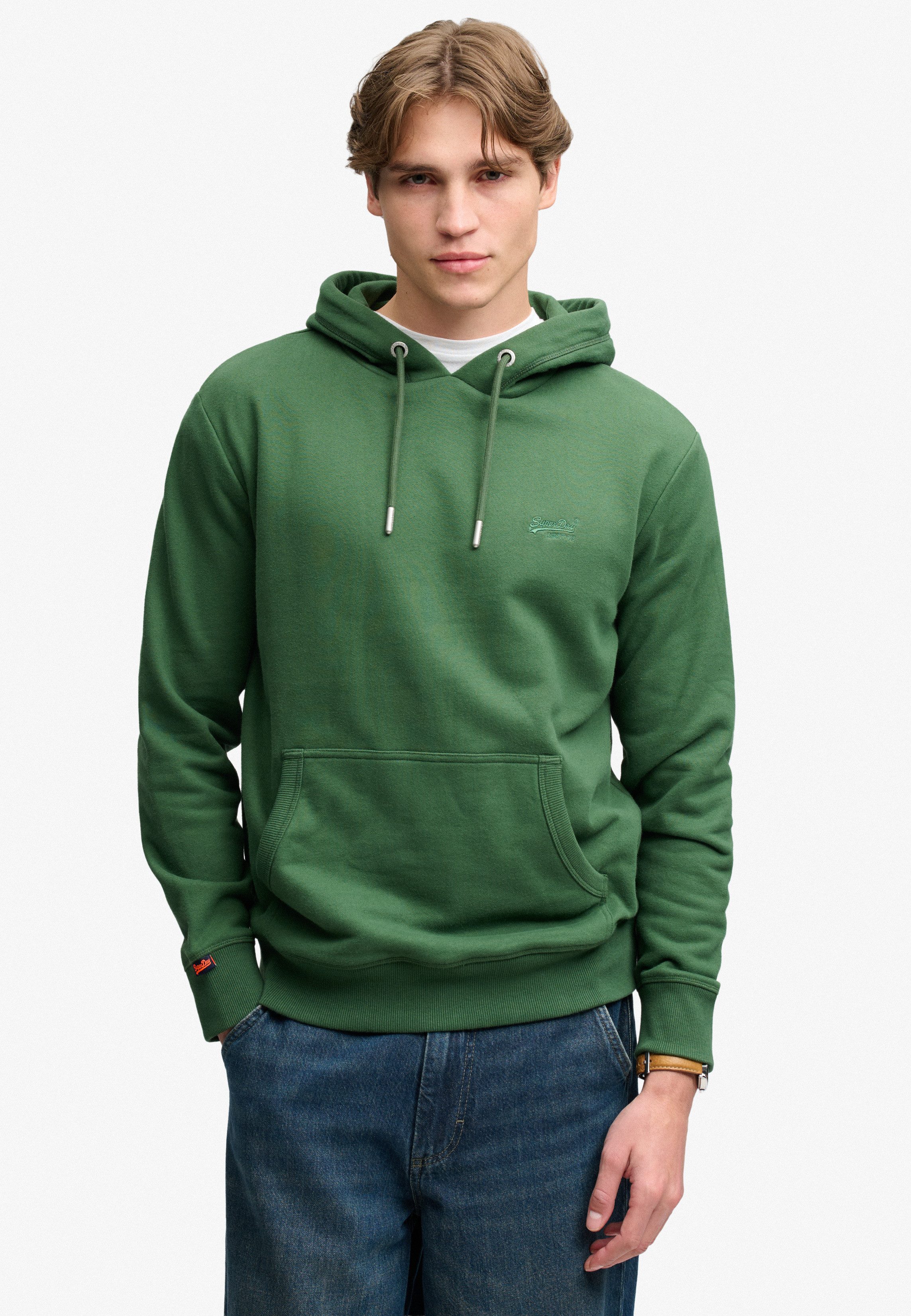Superdry Kapuzensweatshirt Essential Logo Hoodie Hb Baumwollmischung, loose fit