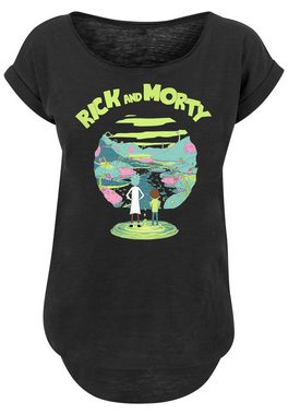 F4NT4STIC T-Shirt Rick and Morty Portal Print