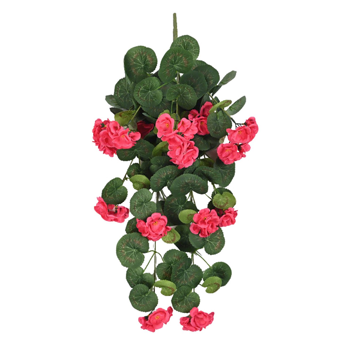 Kunstblumenstrauß Künstlich Hängende Blumen,Künstliche Begonienblüten, Agger, Kunstblumen Hgende Blumen für Außen Innen Hochzeit Terrasse