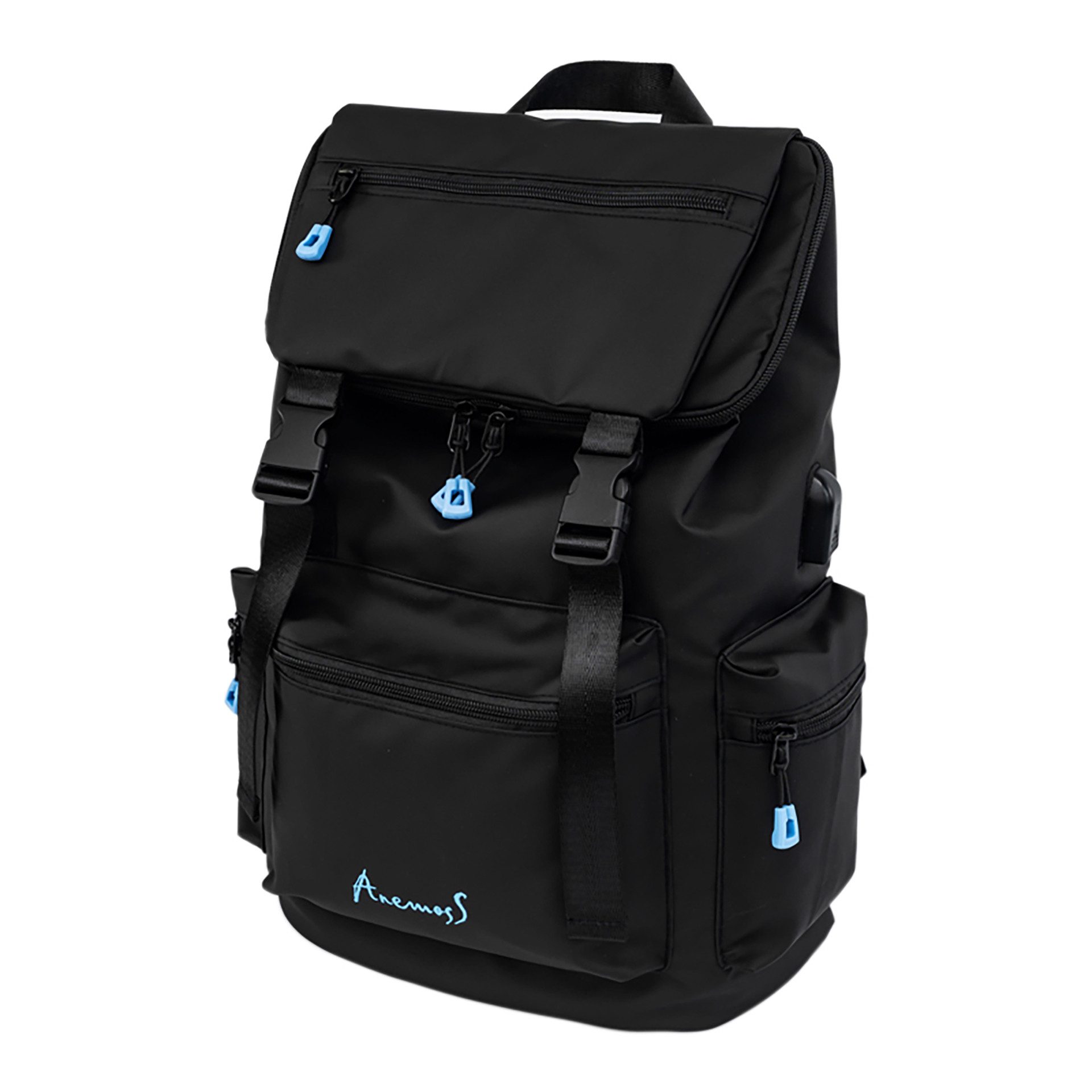 ANEMOSS Laptoprucksack Anemoss Laptop-Rucksack – Laptop Tasche,Schwarz, komfortabel