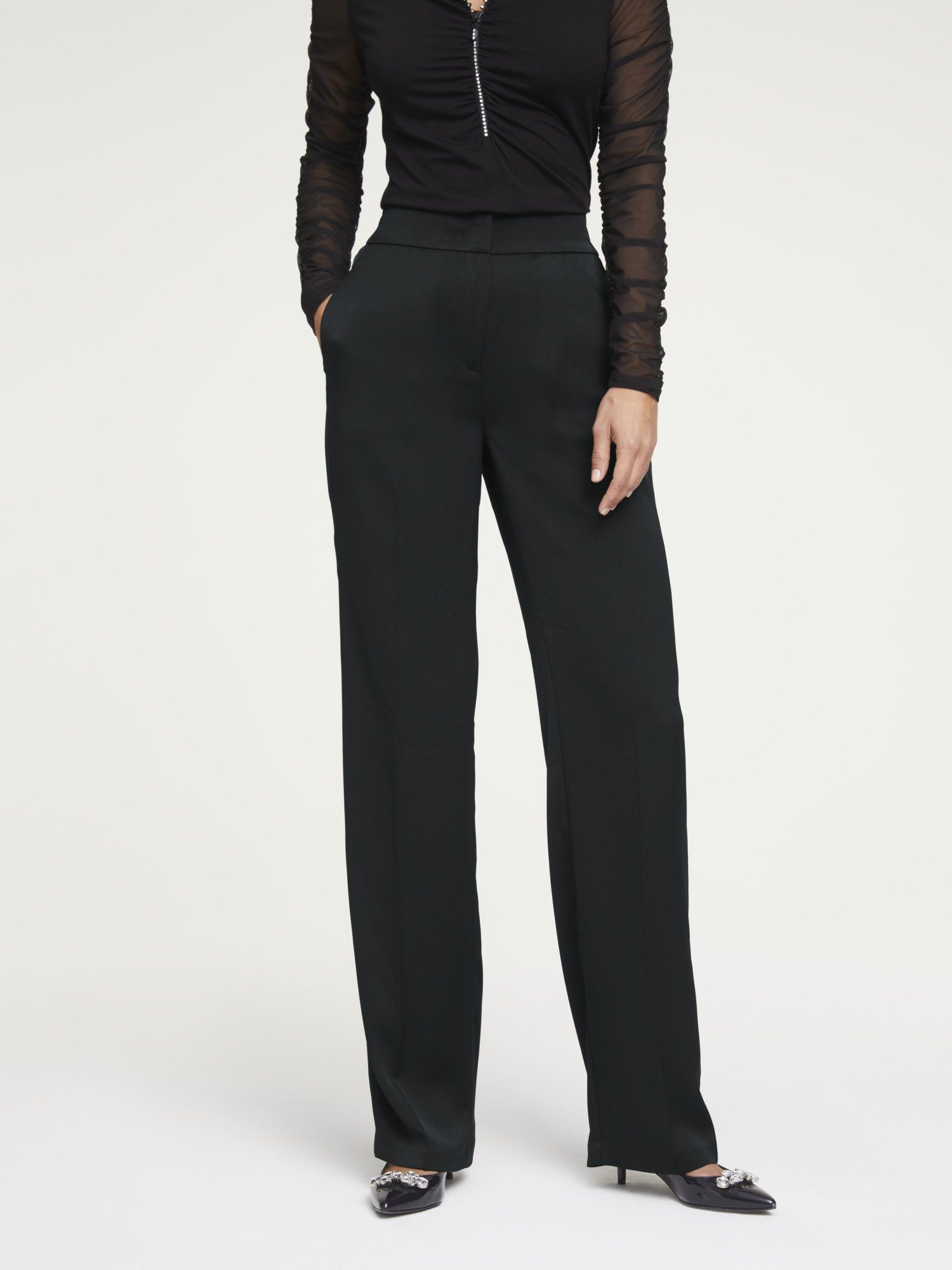 heine Webhose in elegantem Stil, Gerade geschnittene Beinform online
