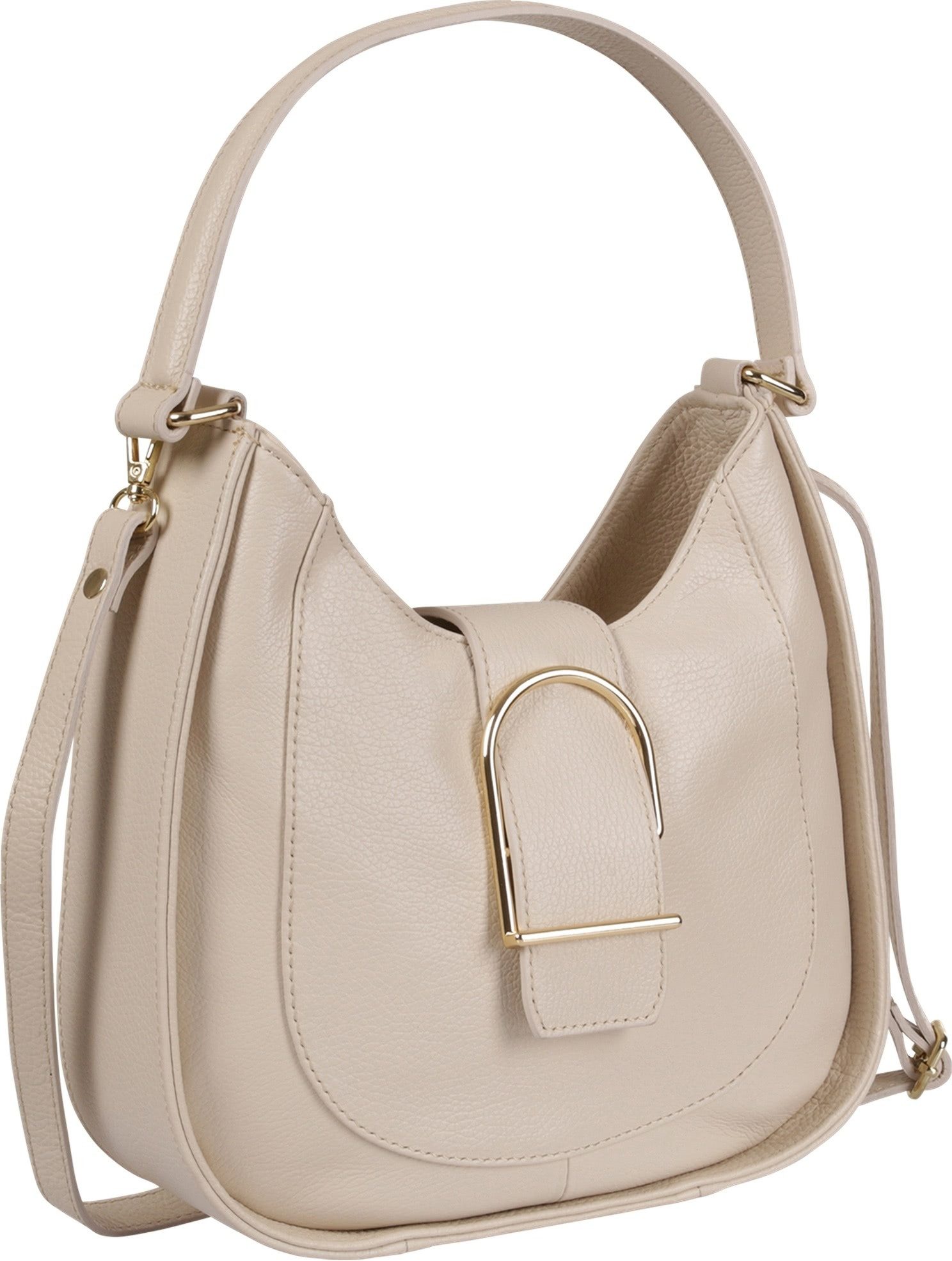Schultertasche Toscanto Tasche beige Schultertasche