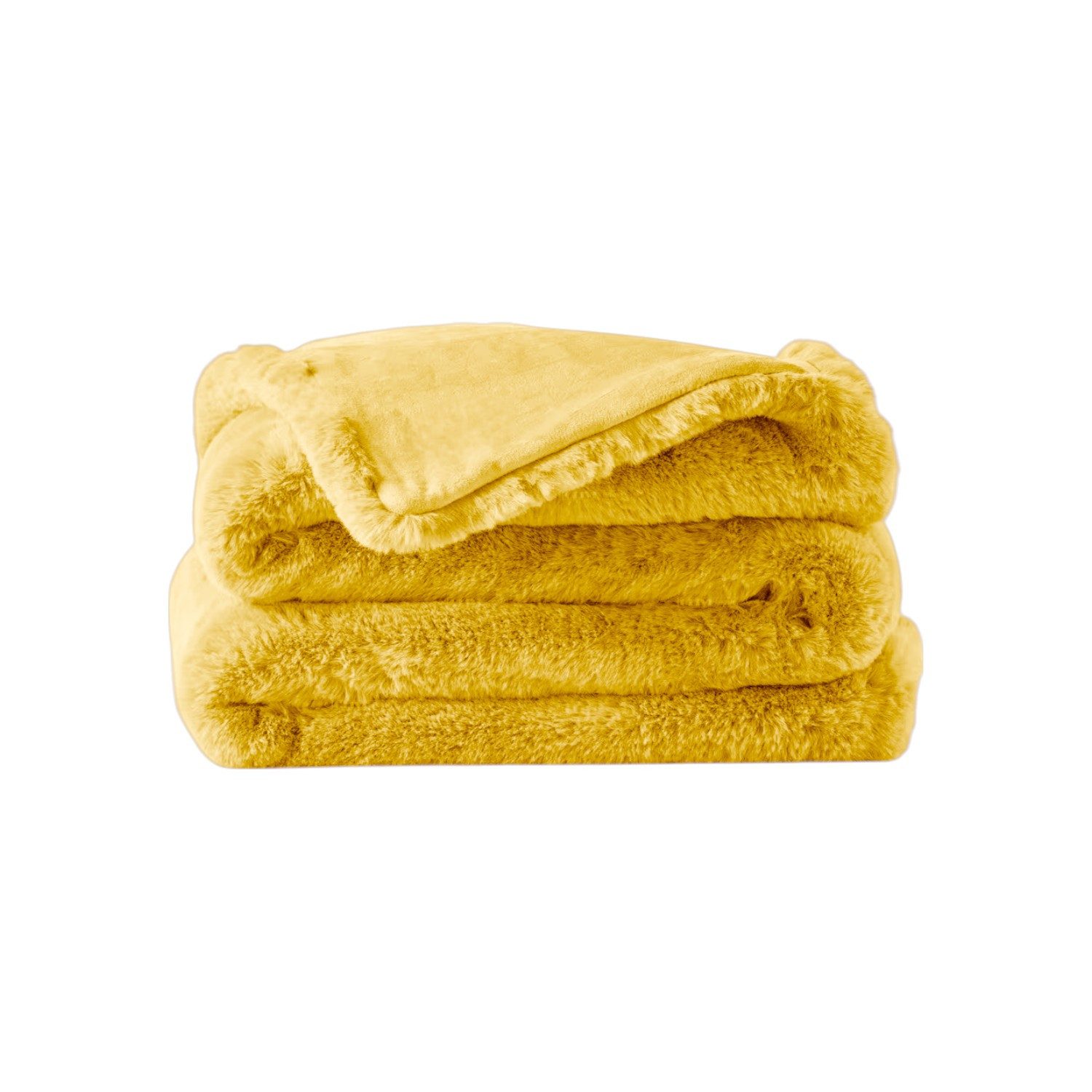 Wohndecke Premium aus Kunstfell » Dicke Hochwertige Decke » Couchdecke 150x200cm, VewoTex, » Kuscheldecke mit Wendeoptik