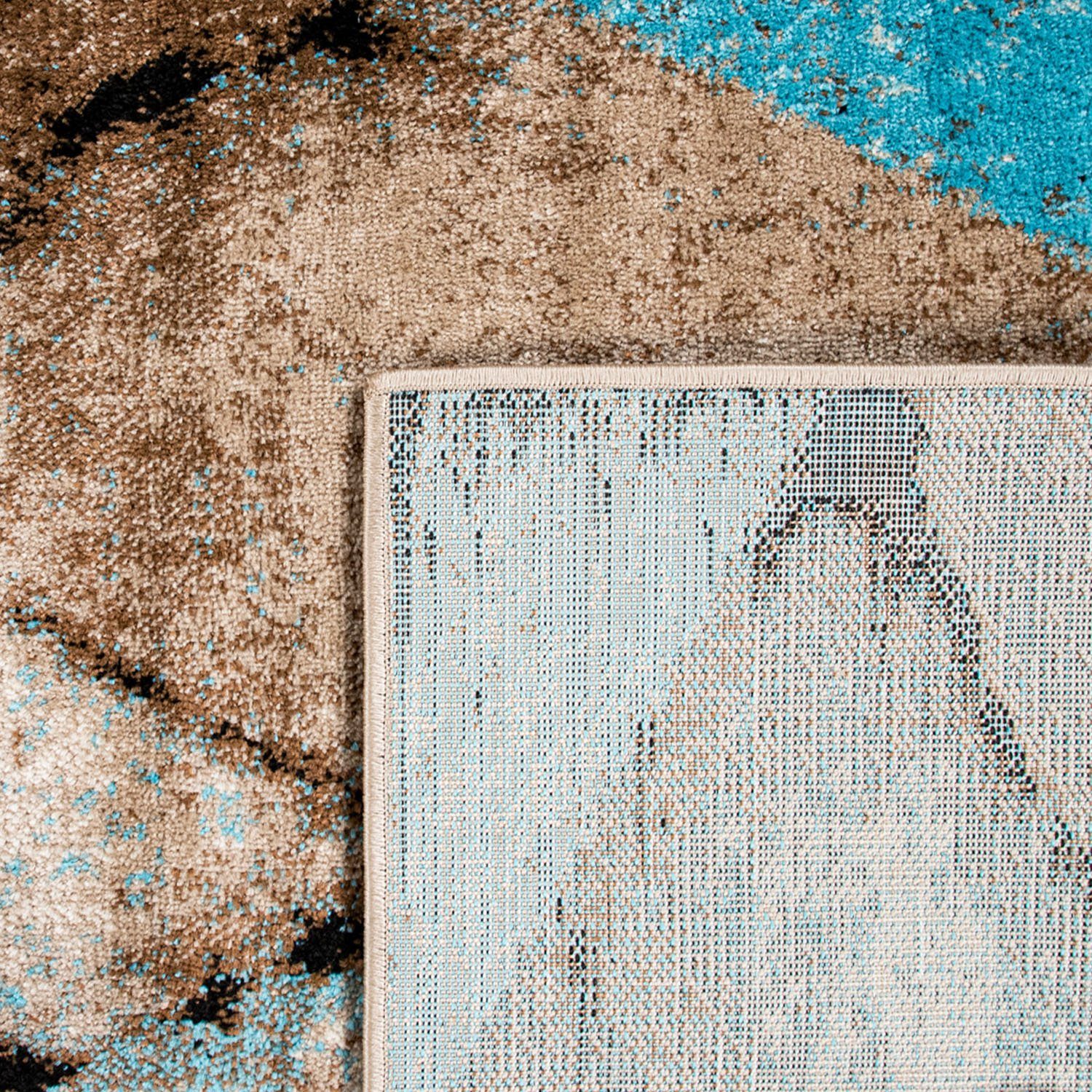 Paco Home Teppich Metro 167, rechteckig, Höhe: 12 mm, Kurzflor, modernes Ra günstig online kaufen