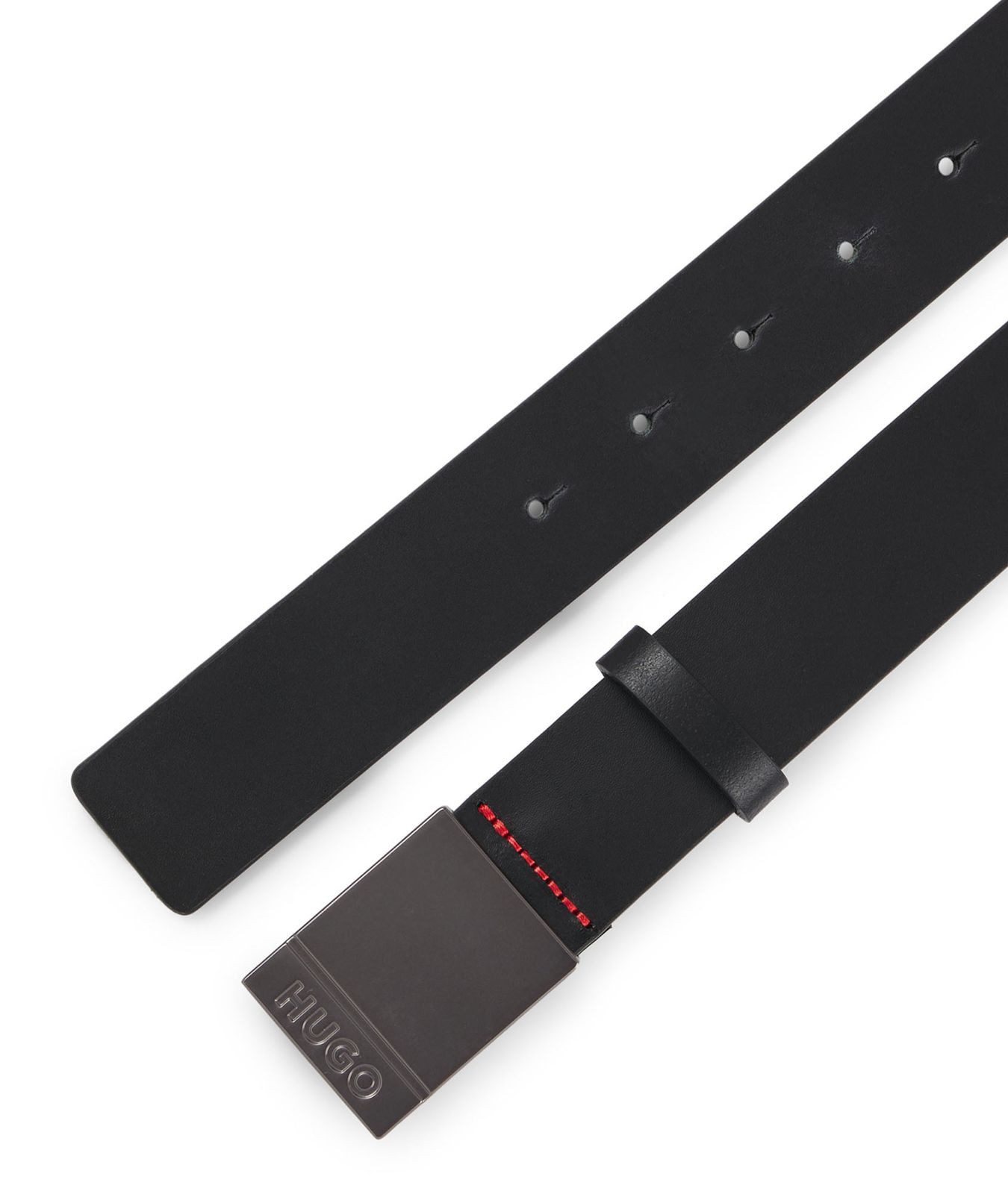 HUGO Ledergürtel Goswin Sz35 Leather Belt aus echtem Rindsleder günstig online kaufen