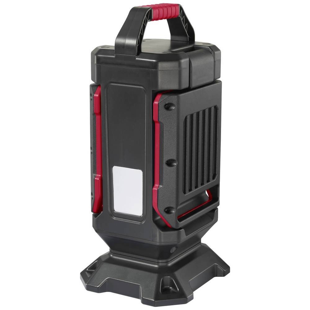 TOOLCRAFT LED work light including tripod TO-7843728, height adjustable, adjustable lampshade, with carrying handle, with USB