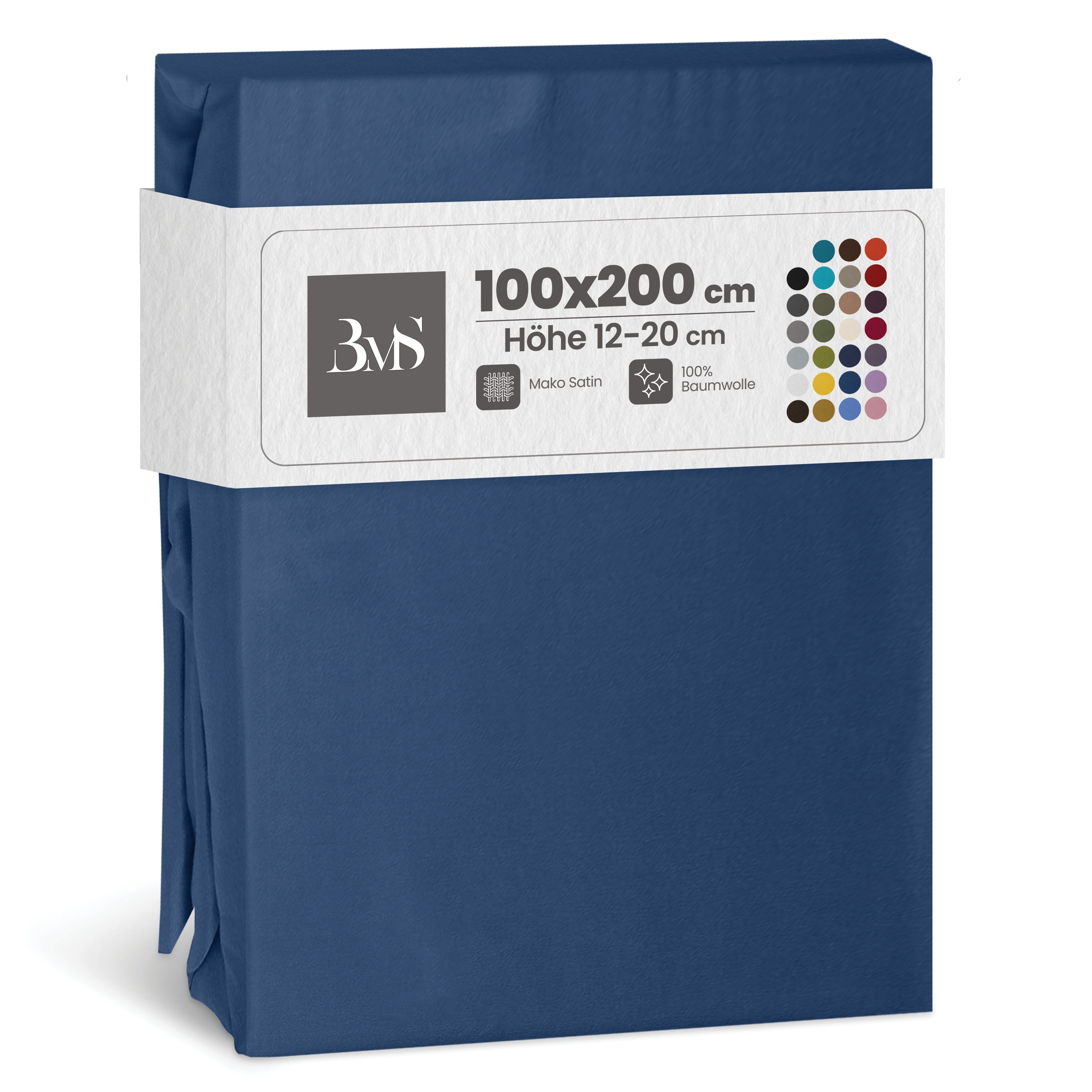 BETTWAESCHE-MIT-STIL Spannbettlaken Mako Satin Spannbettlaken, Matratzenhöh günstig online kaufen