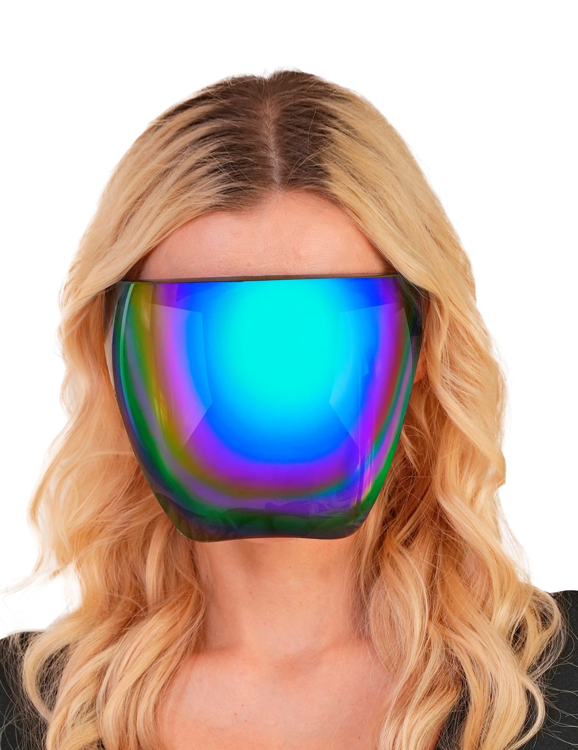 Widmann S.r.l. Kostüm Maske Futuristisch Verspiegelt Erwachsene
