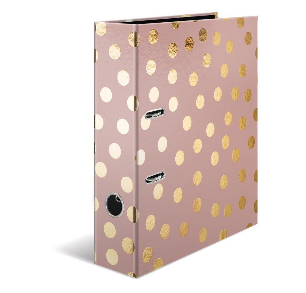 Thumbnail - HERMA Aktenordner DIN A4 Dots Rosa Gold