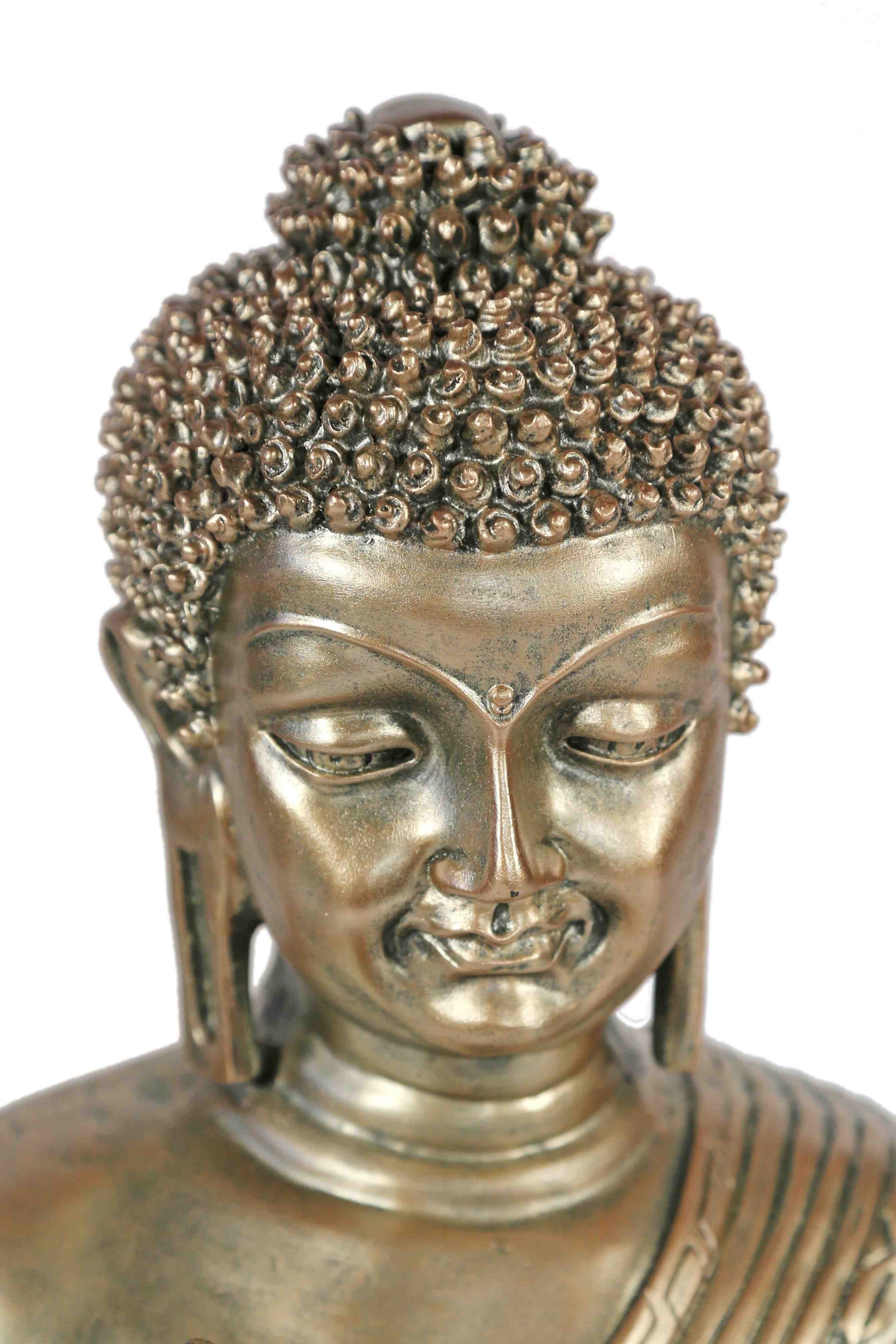 Casa Collection by Lotussitz, cm, silber-gold, Dekofigur, Buddhafigur im H Jänig 45 Buddha Buddha