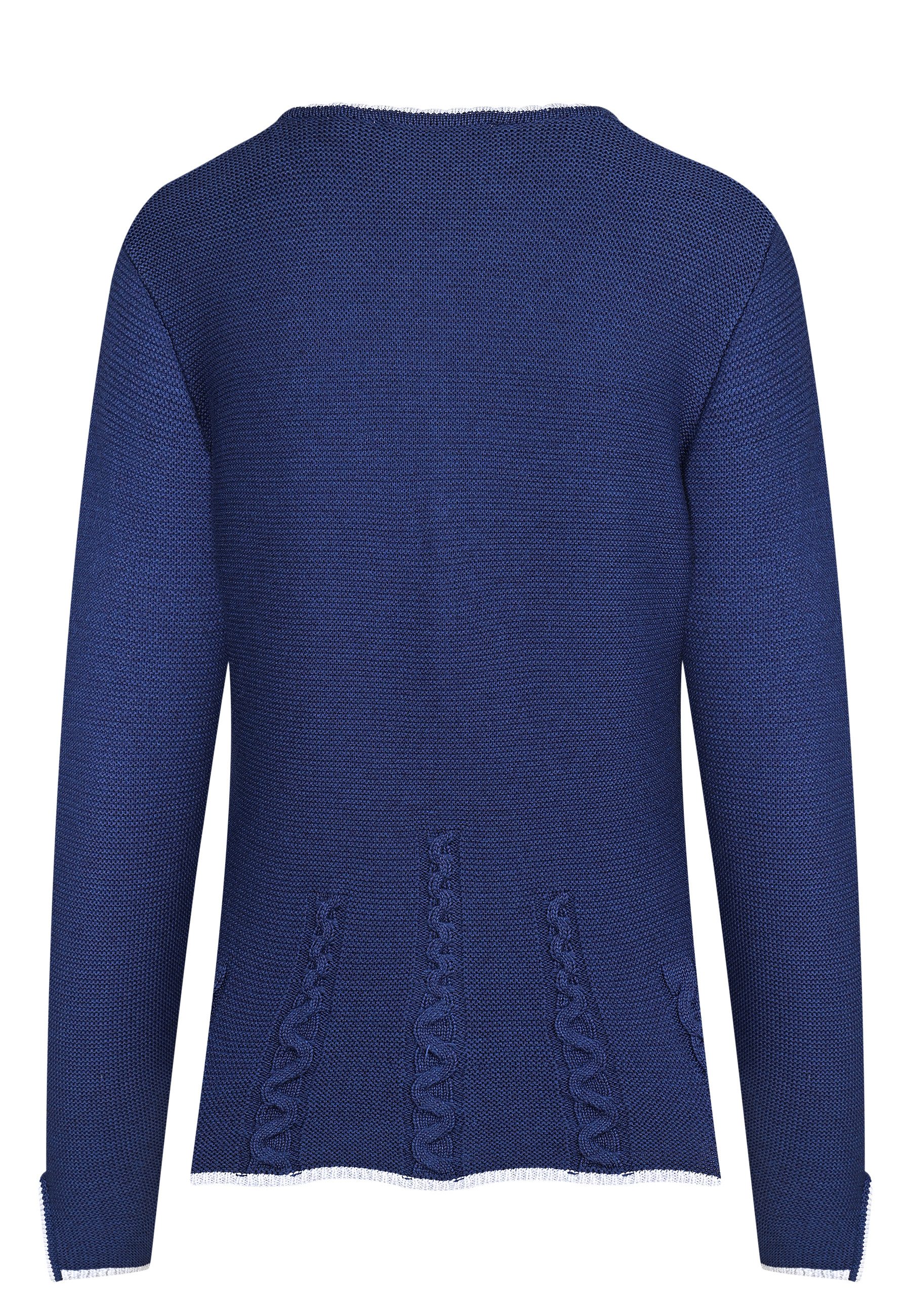 BICALLA Cardigan Trachtenstrickjacke in Dunkelblau (1-tlg) günstig online kaufen