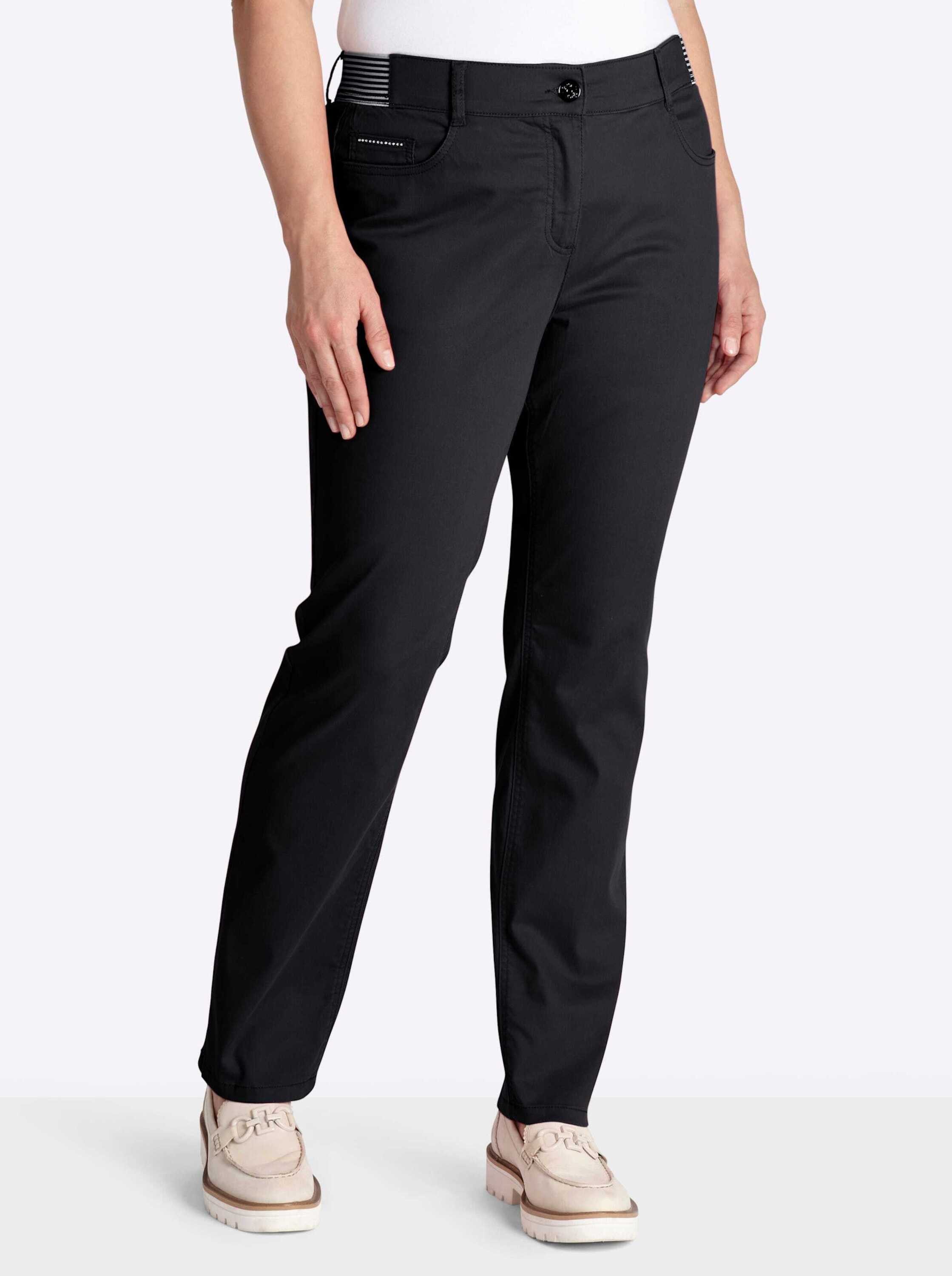 Sheego Jerseyhose Hose lang normal