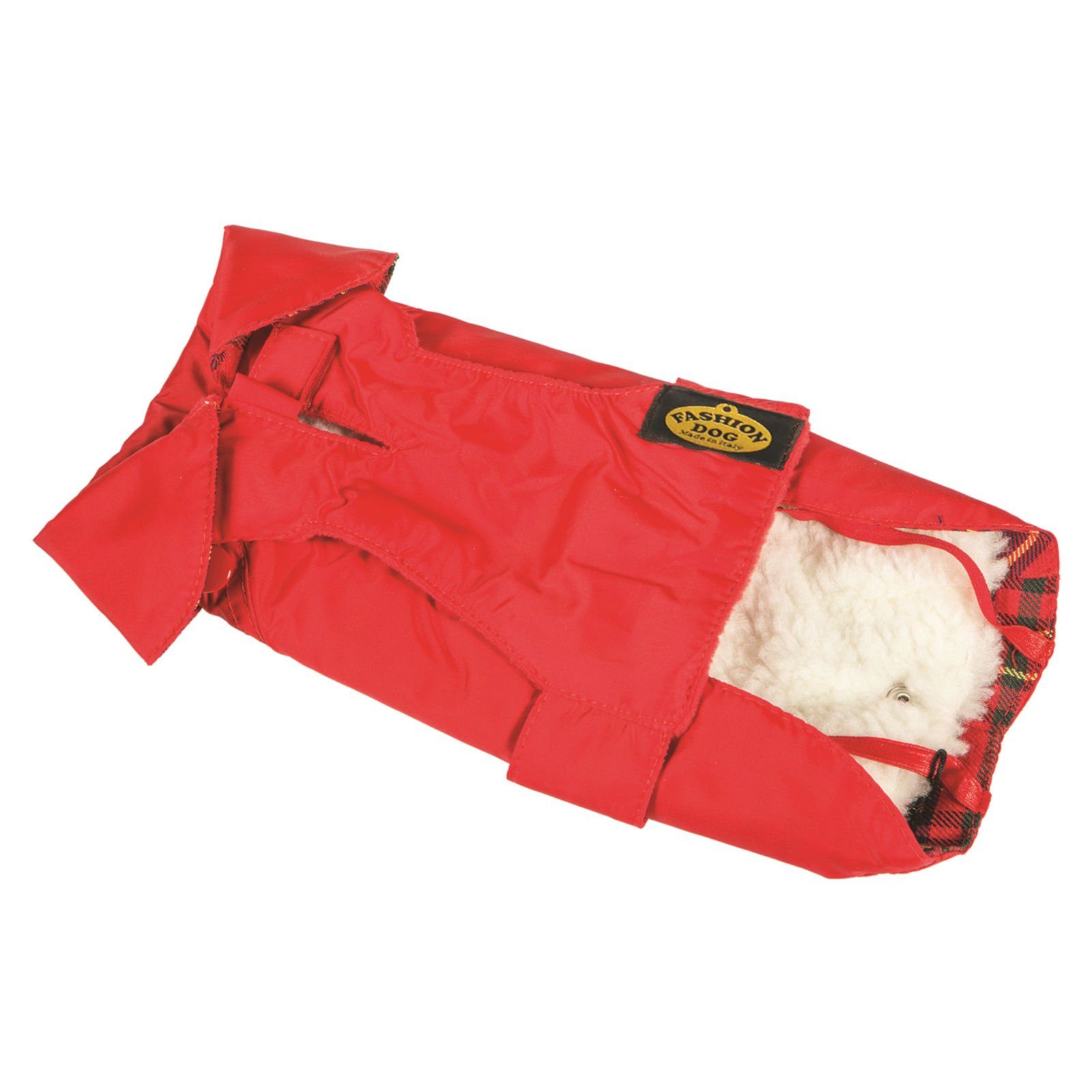 Fashion Dog Hundemantel Hundemantel speziell für Dackel, Rot