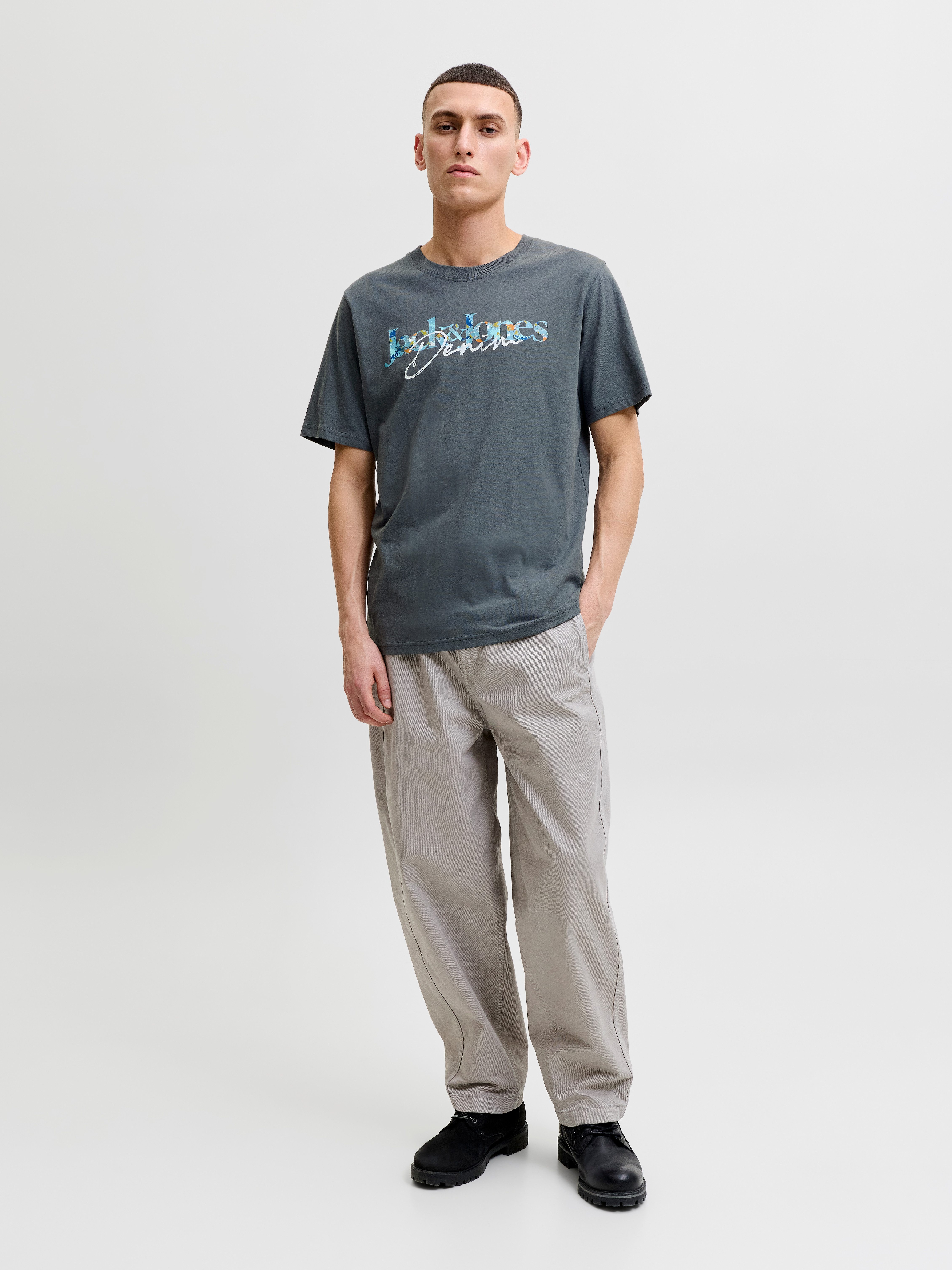 Jack & Jones Rundhalsshirt JJTOM TEE SS CREW NECK SN Baumwolle, regular fit – Bild 4 von 5