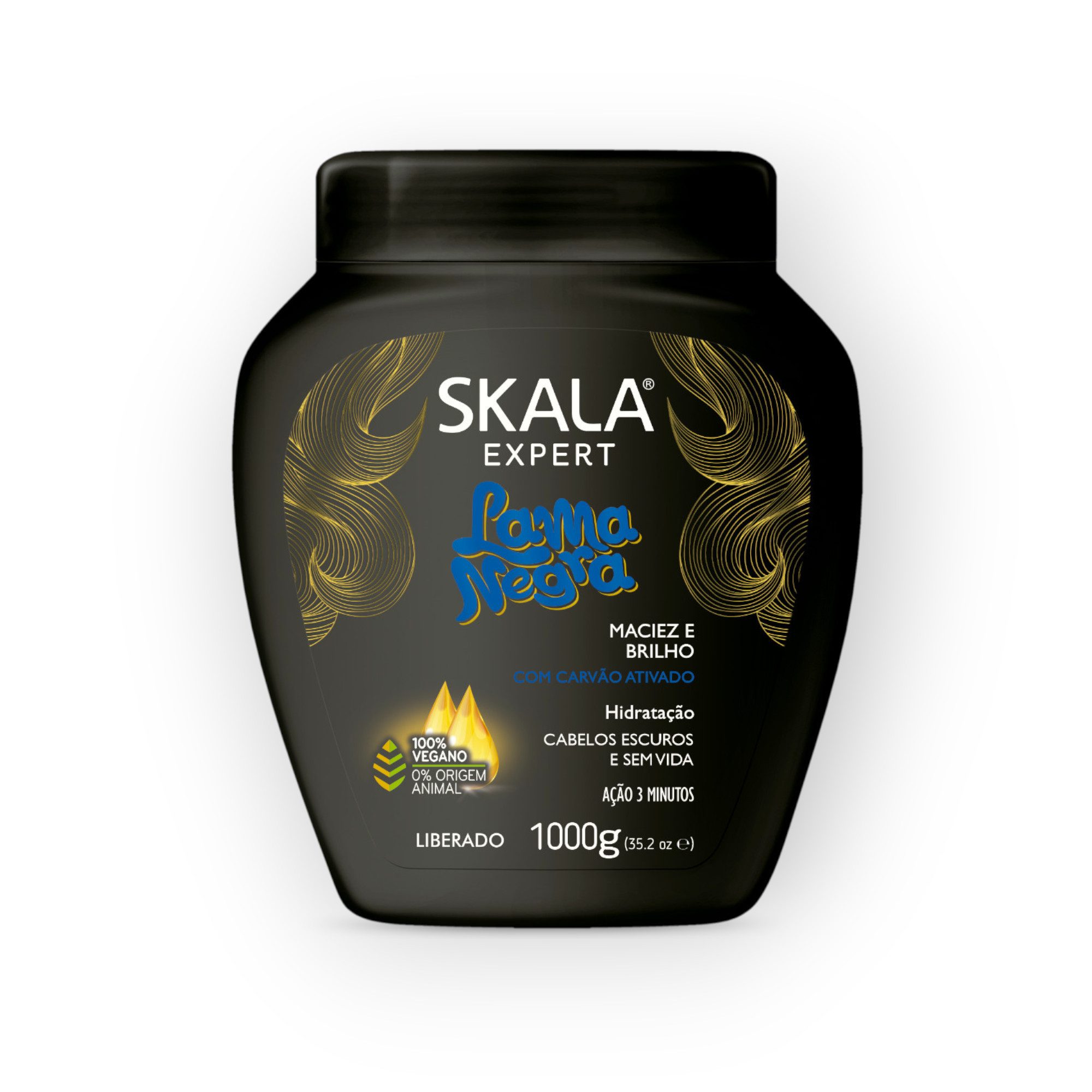 Feste Haarspülung Skala Hair Treatment Lama Negra