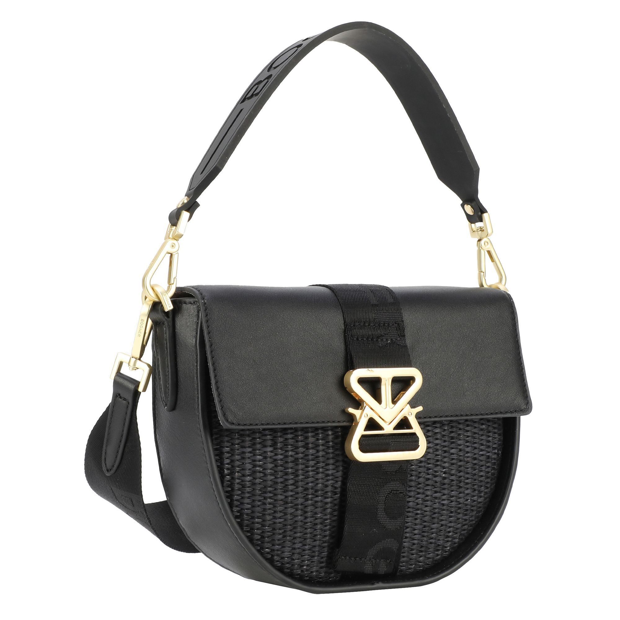 BOGNER Schultertasche Zuoz, Leder