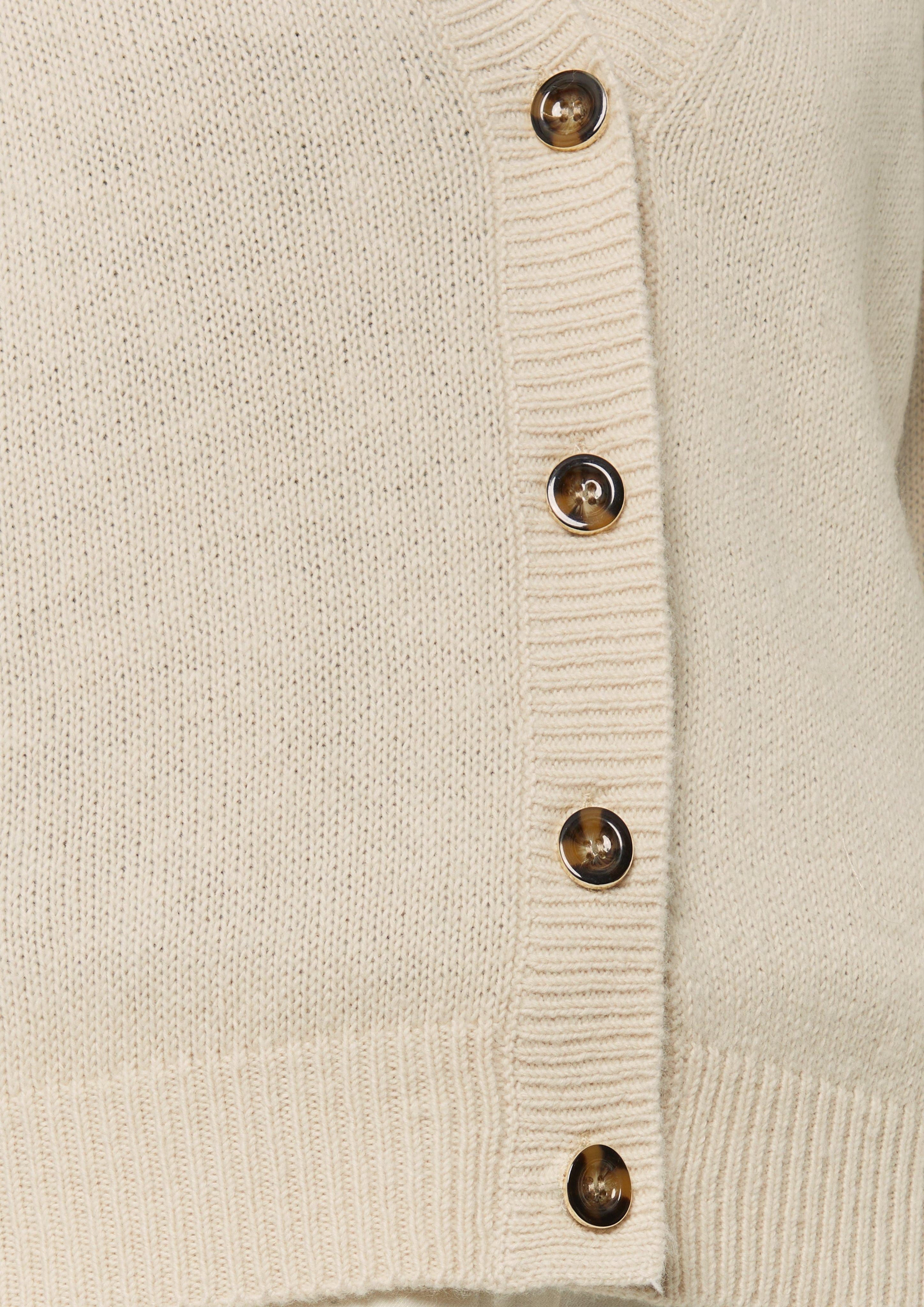 Comma Strickjacke Strickjacke mit Zopf-Detail günstig online kaufen