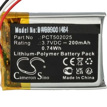 vhbw kompatibel mit DJI Mic Receiver, MIC RX, MIC TX, MIC Transmitter Akku Li-Polymer 200 mAh (3,7 V)
