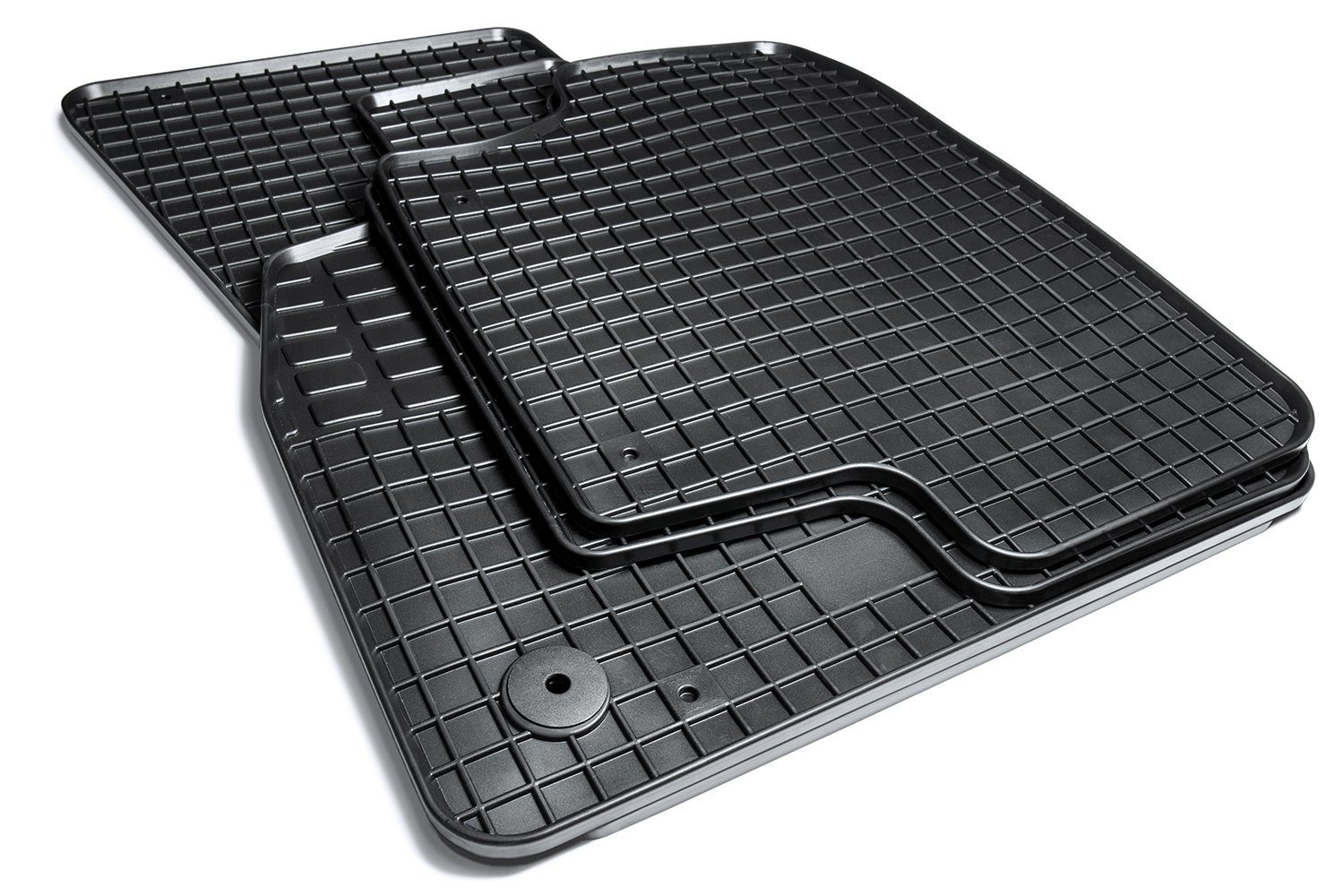 teileplus24 Auto-Fußmatten GM-105 Gummi Fußmatten Set kompatibel mit Hyundai Tucson 4 2020-