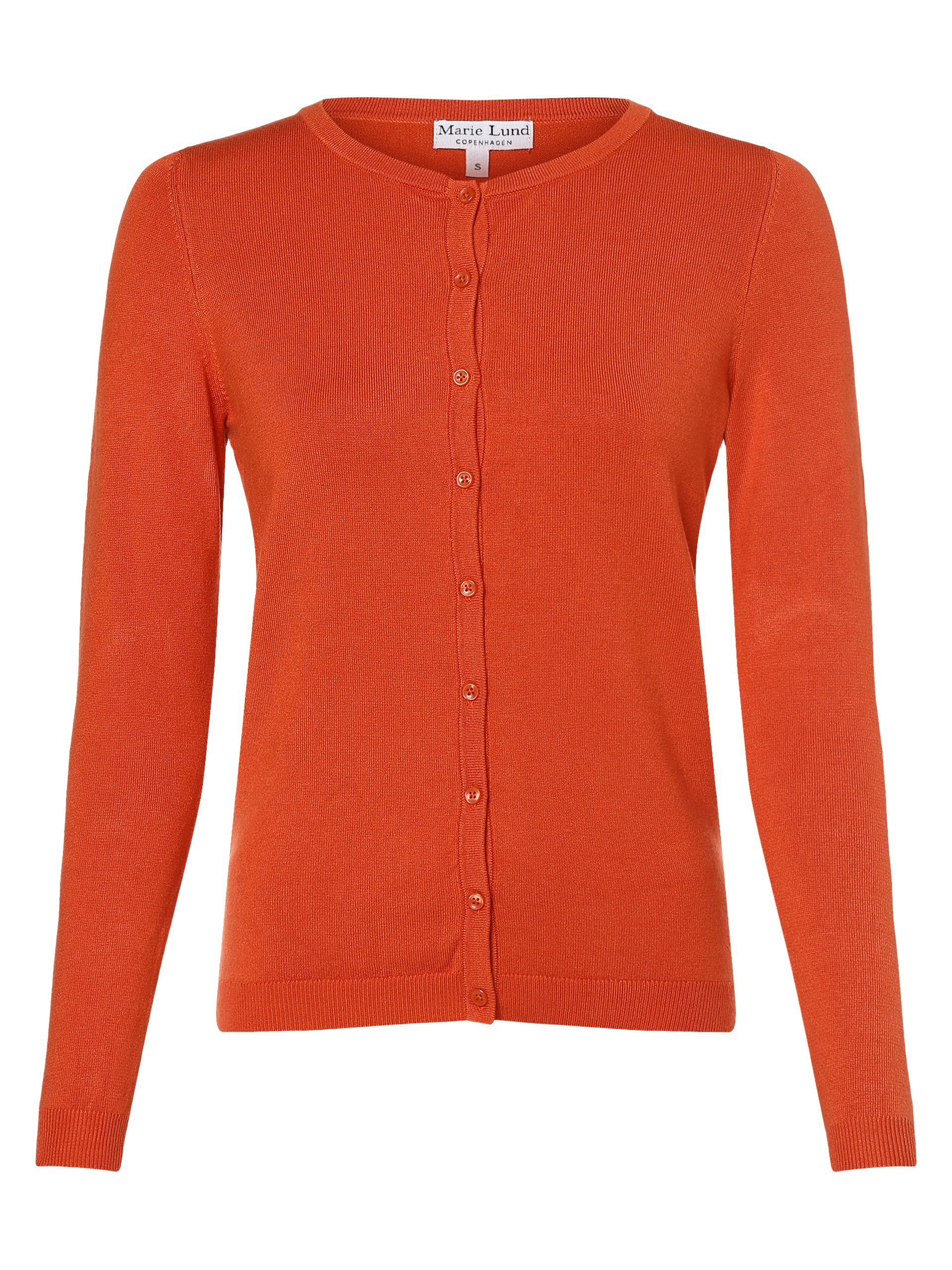 orange Lund Marie Strickjacke