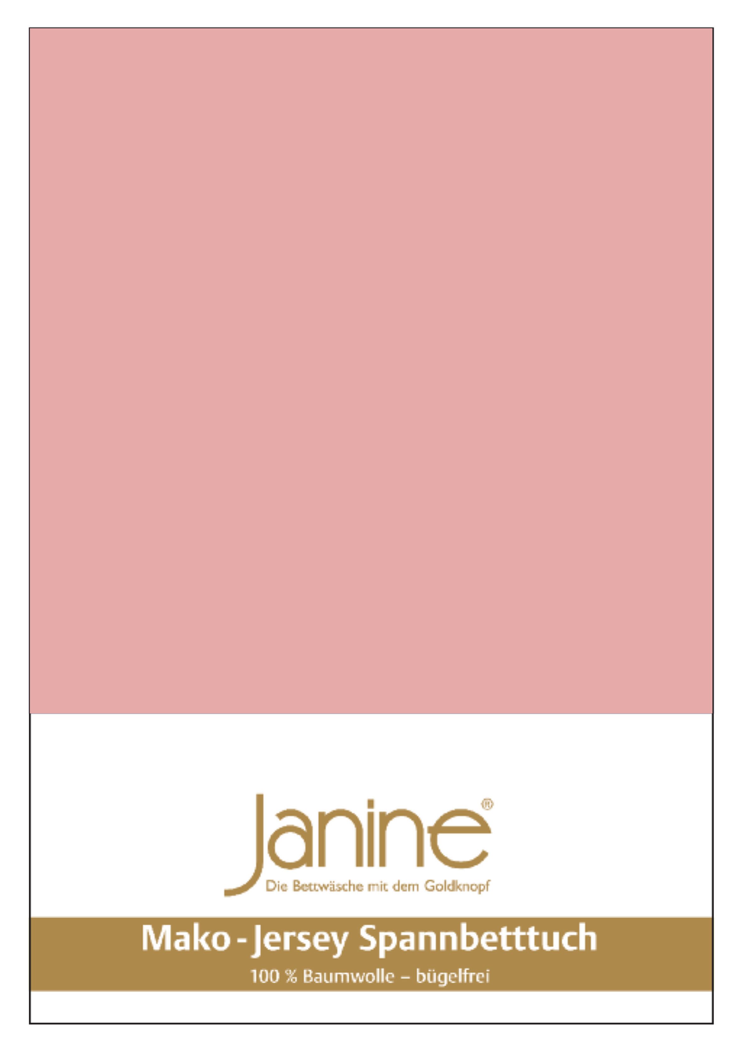 Janine Spannbettlaken Janine Mako Jersey Spannbetttuch günstig online kaufen