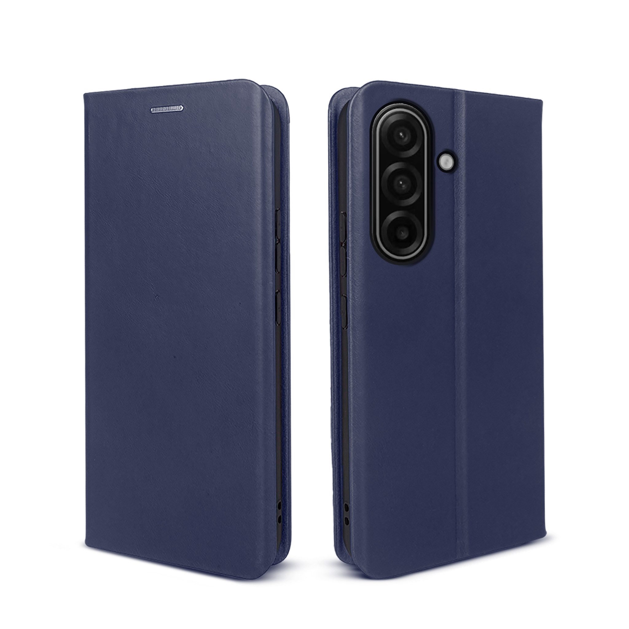 Tec-Expert Handyhülle Echtleder Klapp Hülle für Samsung Galaxy A57 5G 6.7 Zoll, 6.7, Cover Klapphülle Case mit Kartenfach RFID Schutz aufstellbar