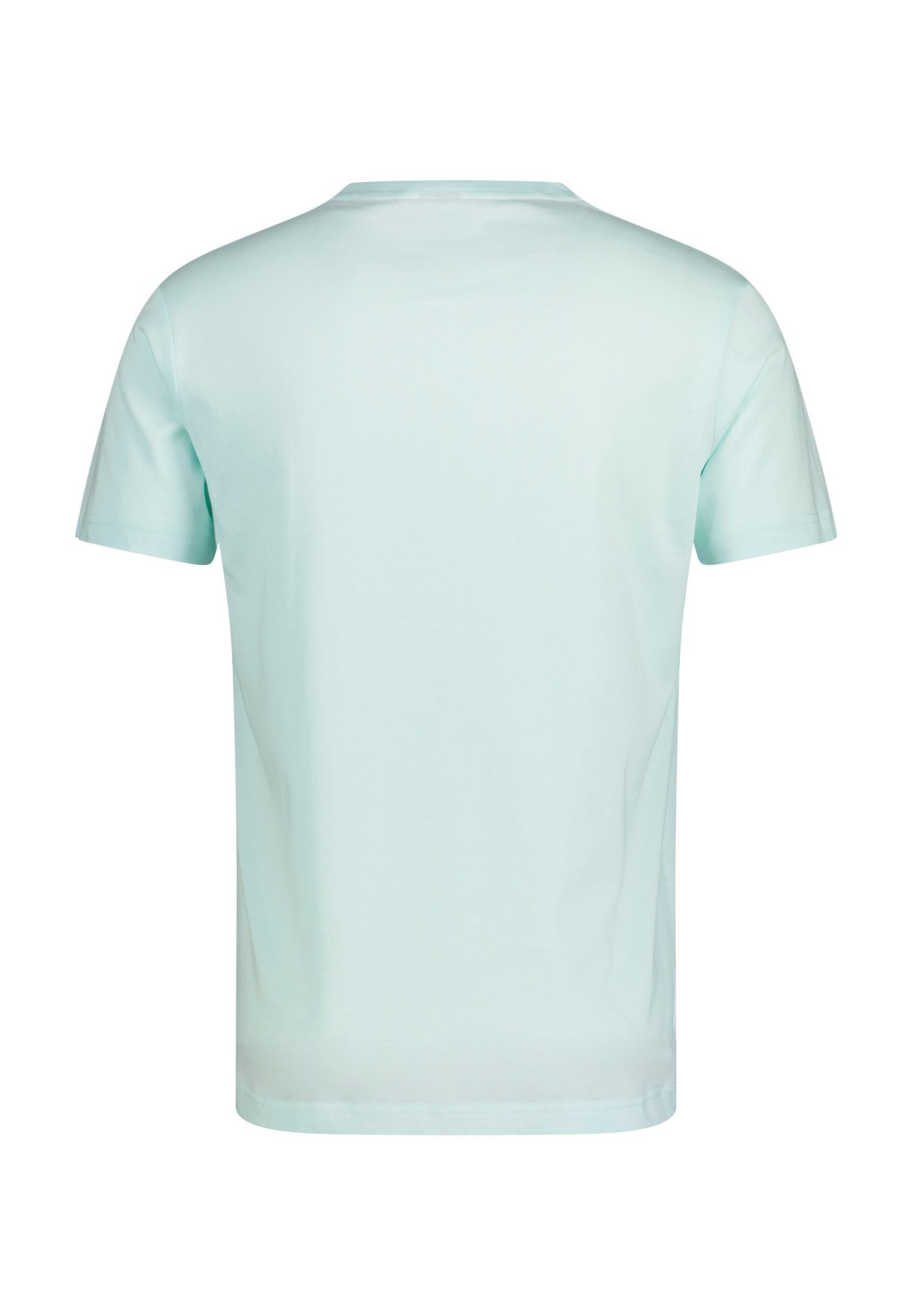 mit Brustprint T-Shirt AQUA sun* *Follow TINTED the T-Shirt LERROS LERROS