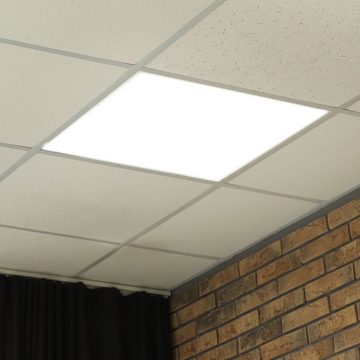 V-TAC LED Deckenleuchte, LED-Leuchtmittel fest verbaut, Kaltweiß, Tageslichtweiß, Einbaulampe Panel Deckenlampe LED Tageslichtleuchte Bürolampe L 59,5cm