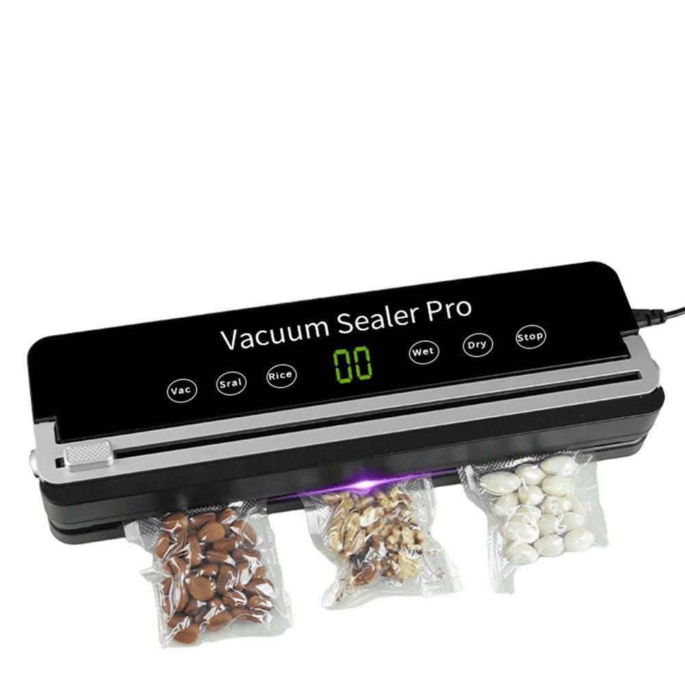 Insma Vakuumierer, Rollenbreite 30 cm, 120W, Vakuumiergerät mit Cutter & 50 Vakuumbeuteln