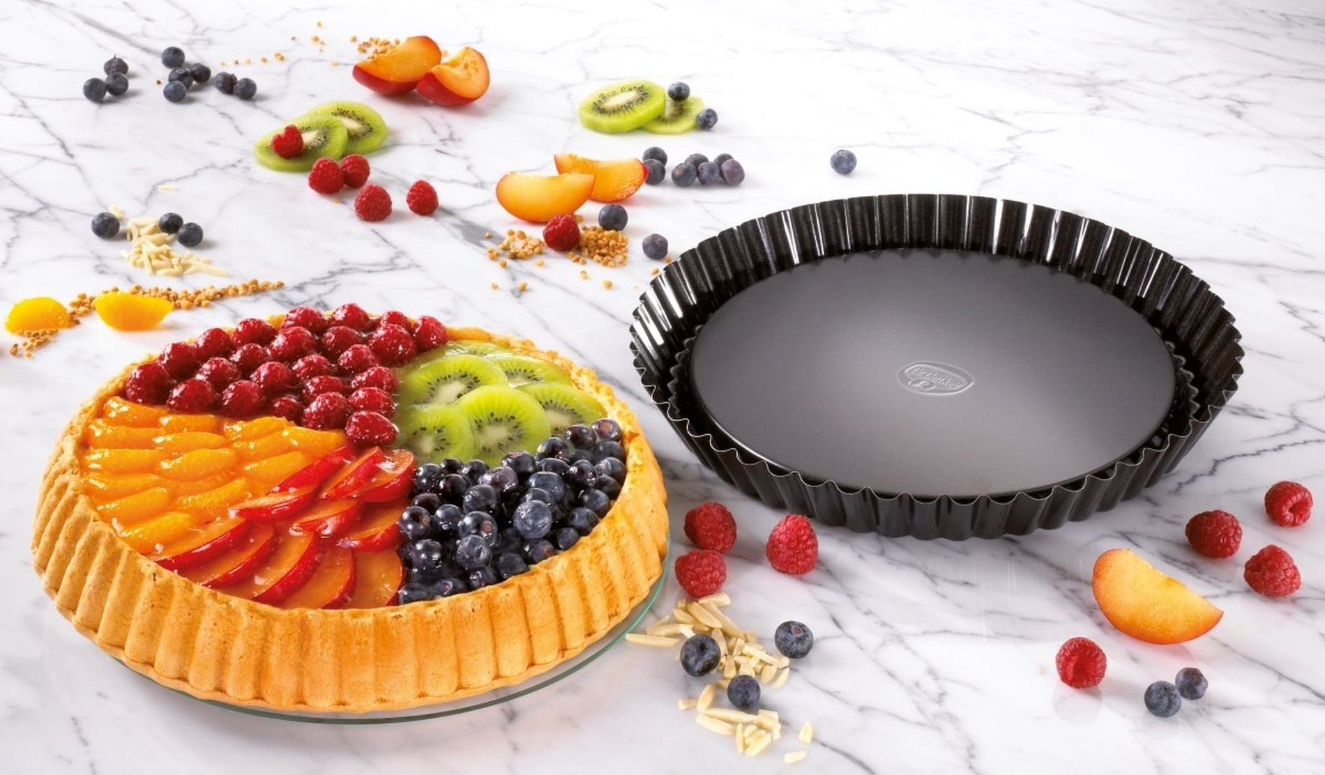 Dr. Oetker Küchenhelfer Obstkuchenform Dr. Oetker - Back-Freude Classic - Obstform Ø 28cm Obst- Kuchen-
