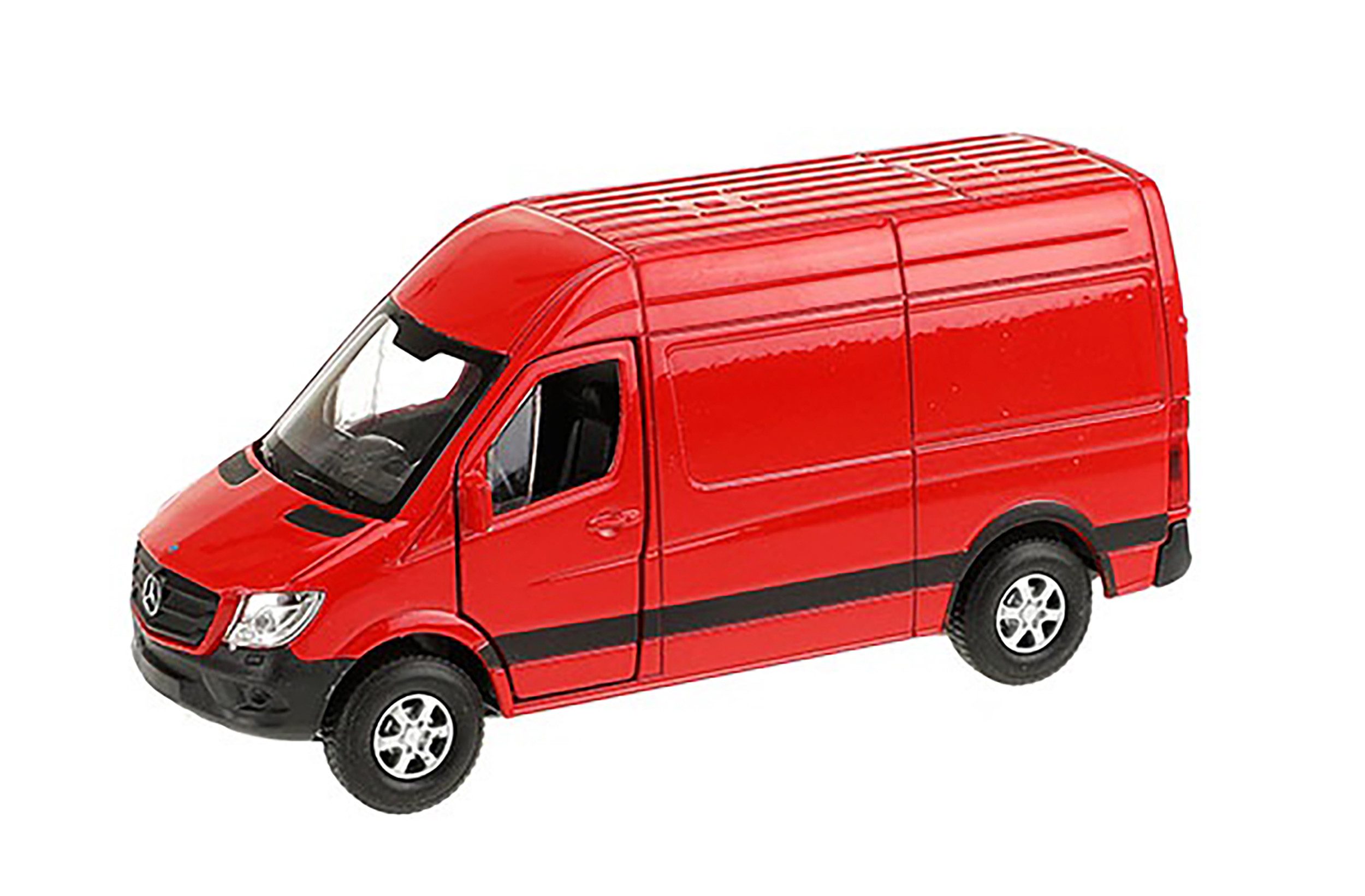 Welly Modellauto MERCEDES BENZ Sprinter Panel Van Modellauto Metall 88 (Rot), Modell Auto Игрушкиauto