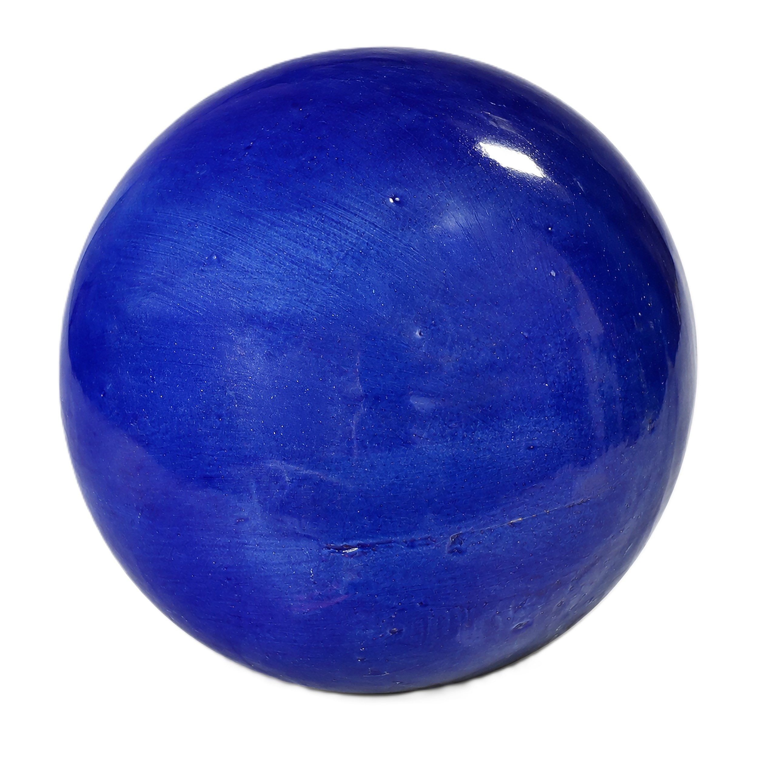 KERAZO Dekokugel 30 cm Keramik Gartenkugel Rosenkugel mit Fehlern, blau
