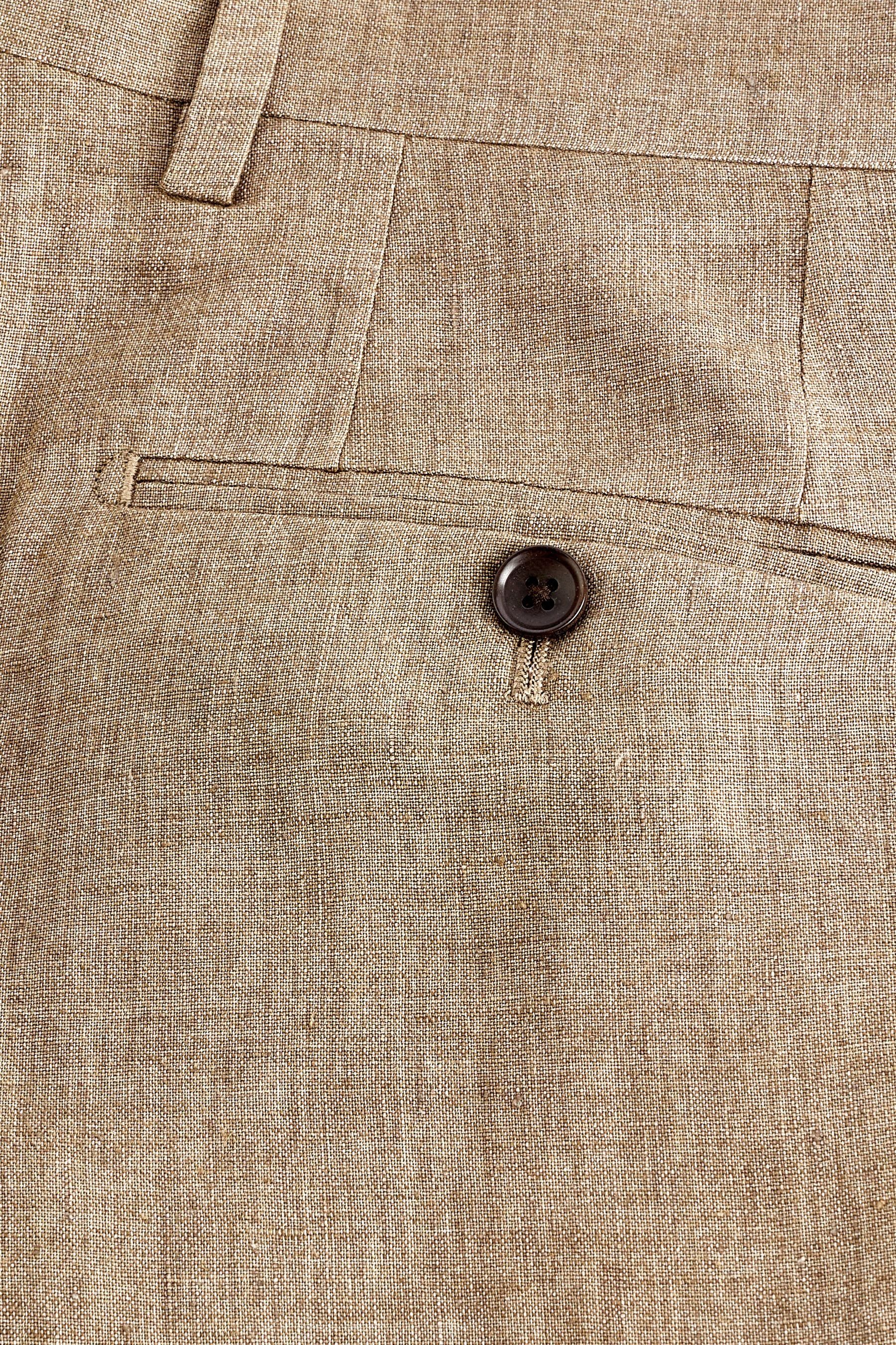 Fit: Natural Stone aus Anzughose Hose Anzug Leinen, Slim Next (1-tlg)