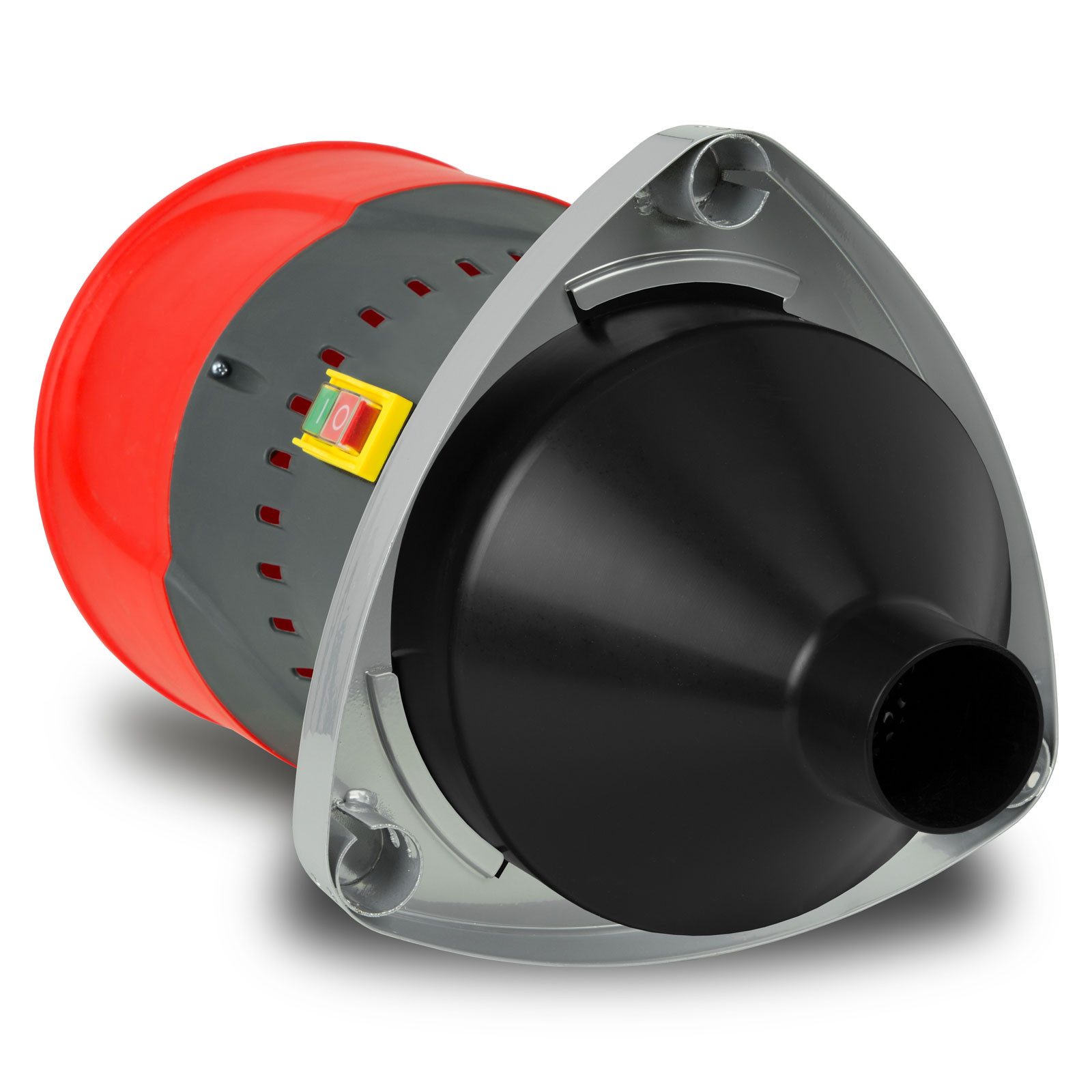 EBERTH Getreidemühle 1000 Watt Elektromotor 6L Einfülltrichter, 300 kg/h, Schrotmühle mit Edelstahlklinge, fünf Siebe inkl.