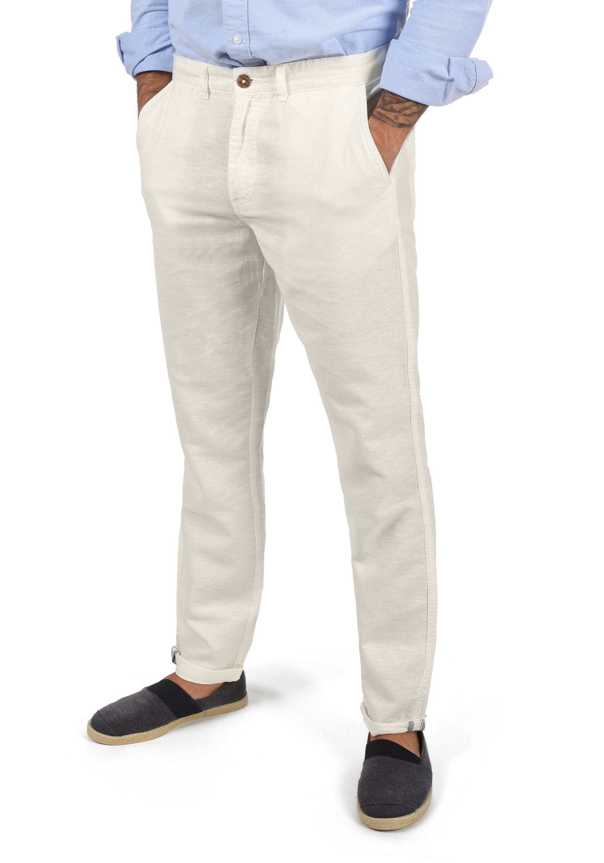 WHITE (790104) !Solid Leinenhose SDLoran OFF