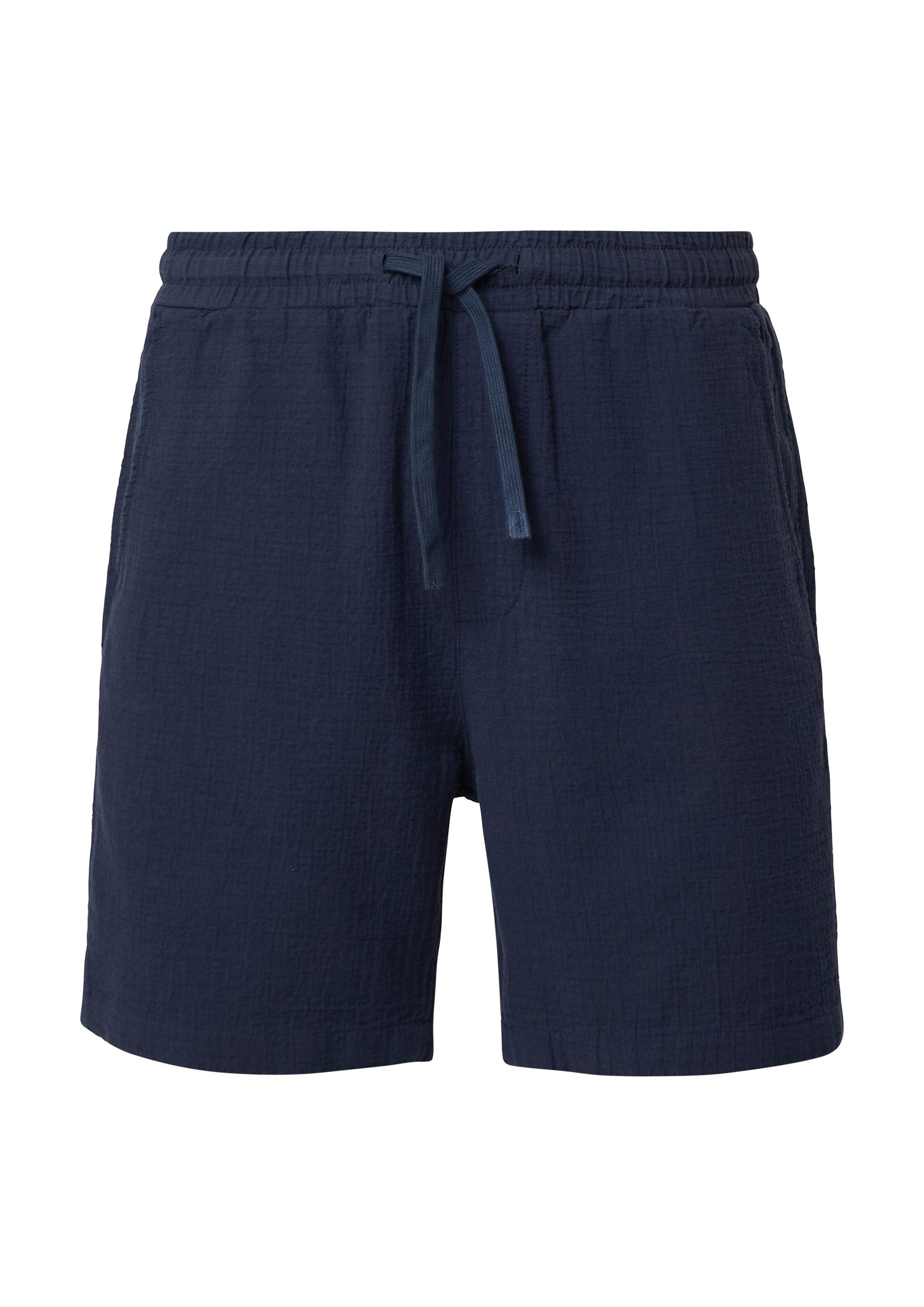 QS Shorts Bermuda Shorts aus Strukturkrepp günstig online kaufen