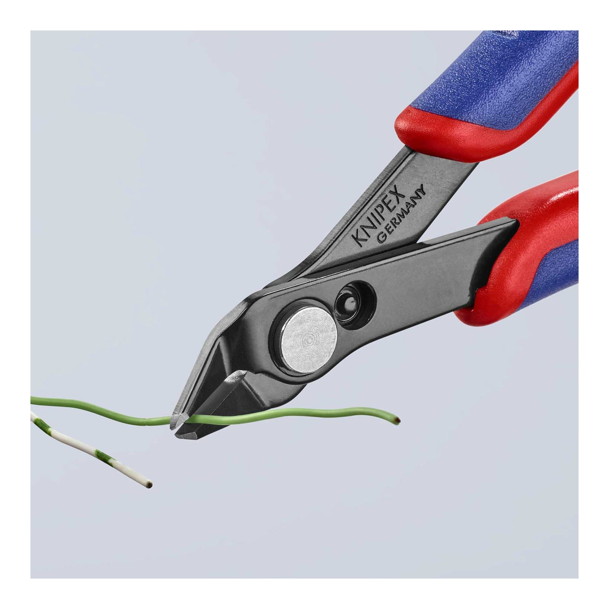 Knipex Seitenschneider KNIPEX 78 81 125 Electronic Super Knips® mit Mehrkomponenten-Hüllen br