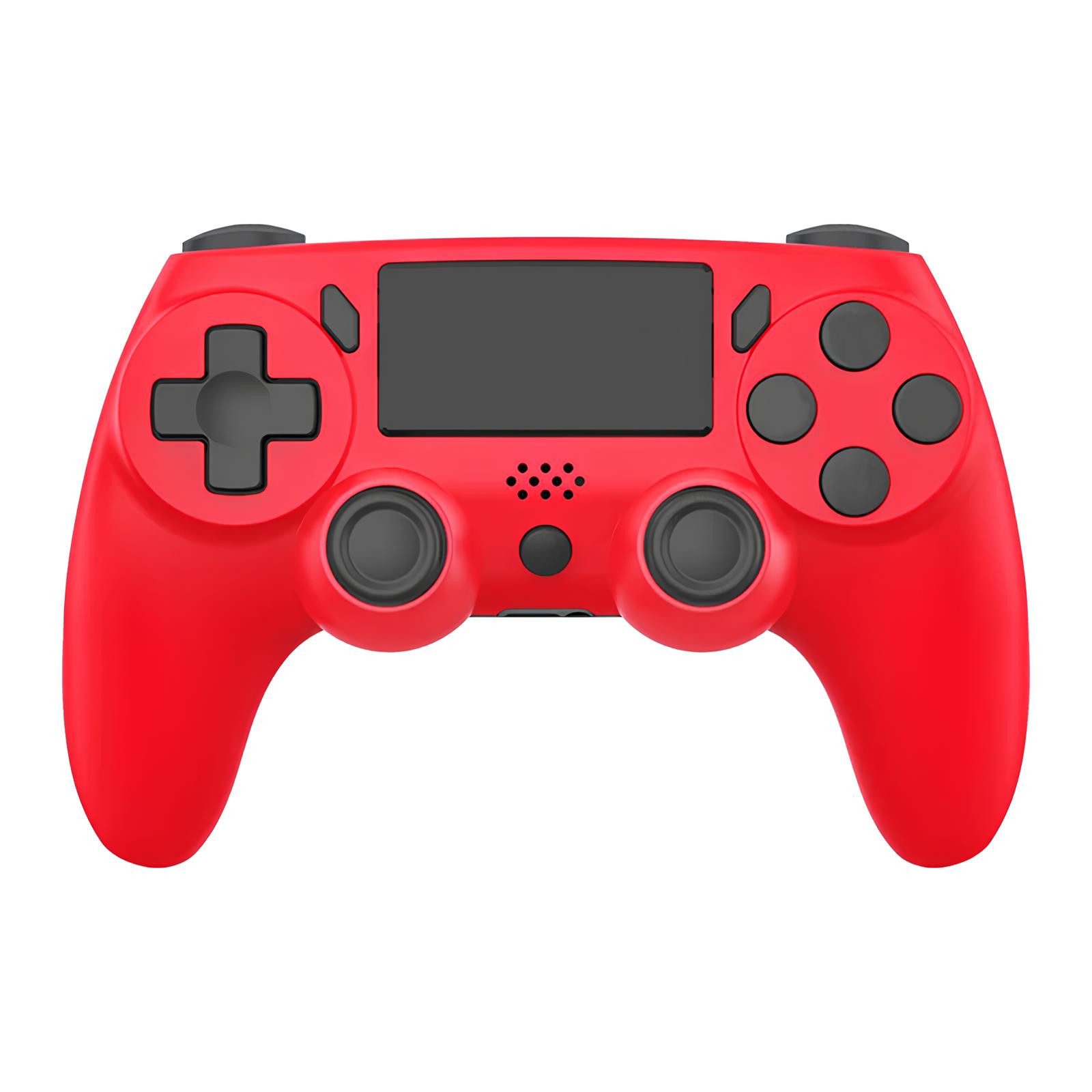 Athlix Gamepad Kabellos für PS4 PS3 PC, 6-Achsen Gyroskop Joystick Wireless Controller (8 Std. Akkulaufzeit, USB & Bluetooth, integriertes Touchpad)