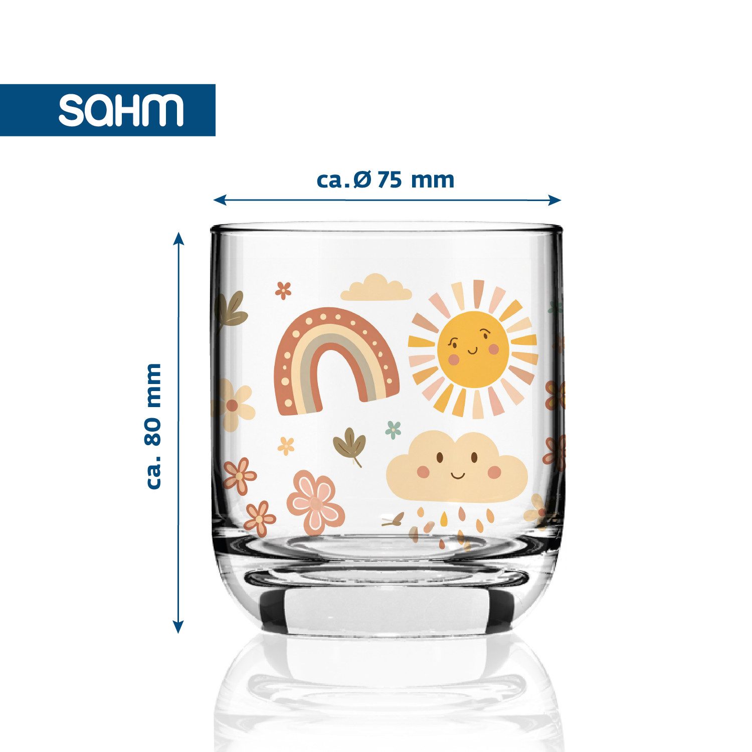 SAHM Gläser-Set Fairy World Kindergläser Set 6 tlg 230ml