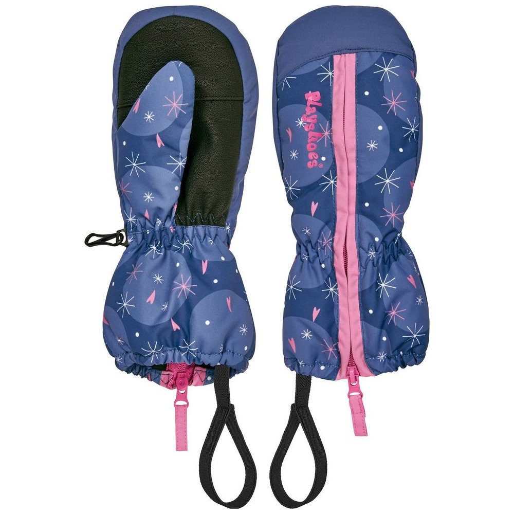 Playshoes Baumwollhandschuhe Fäustlinge Mit Reißverschluss