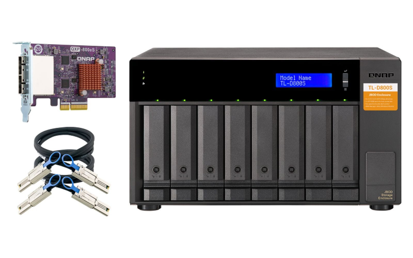 QNAP TL-D800S EXPANSION UNIT 8 BAY NAS-Server