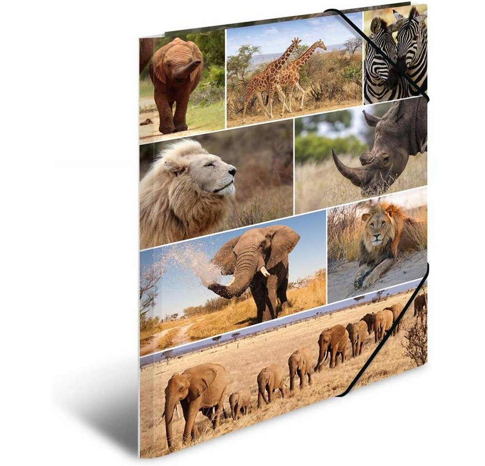 Thumbnail - HERMA Organisationsmappe Sammelmappe DIN A3 Karton Tiere Afrika