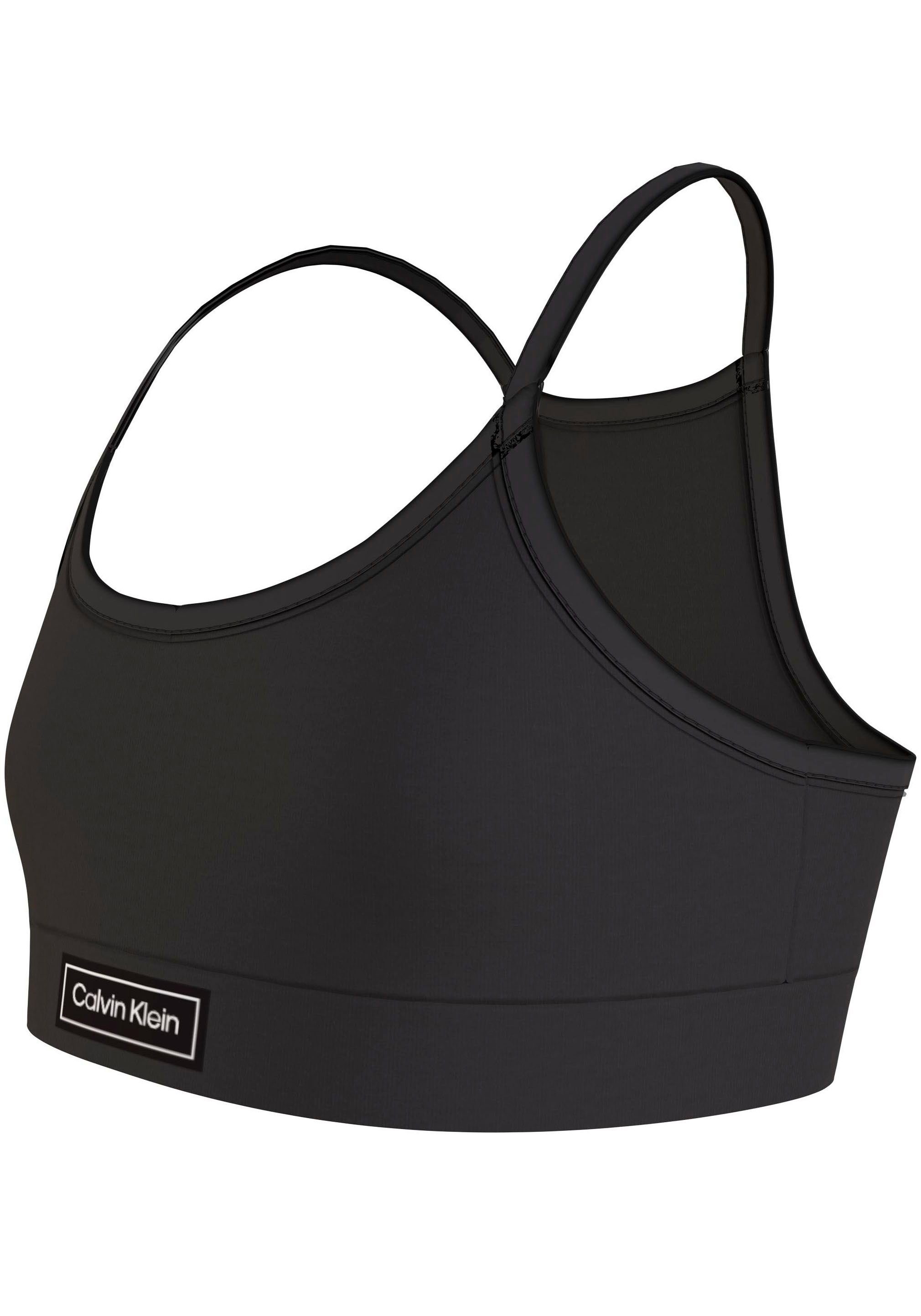 2er-Pack) Calvin Klein 2-tlg., mit 2PK Bund BRALETTE-HERITAGE am Underwear Markenlabel Bralette (Packung,