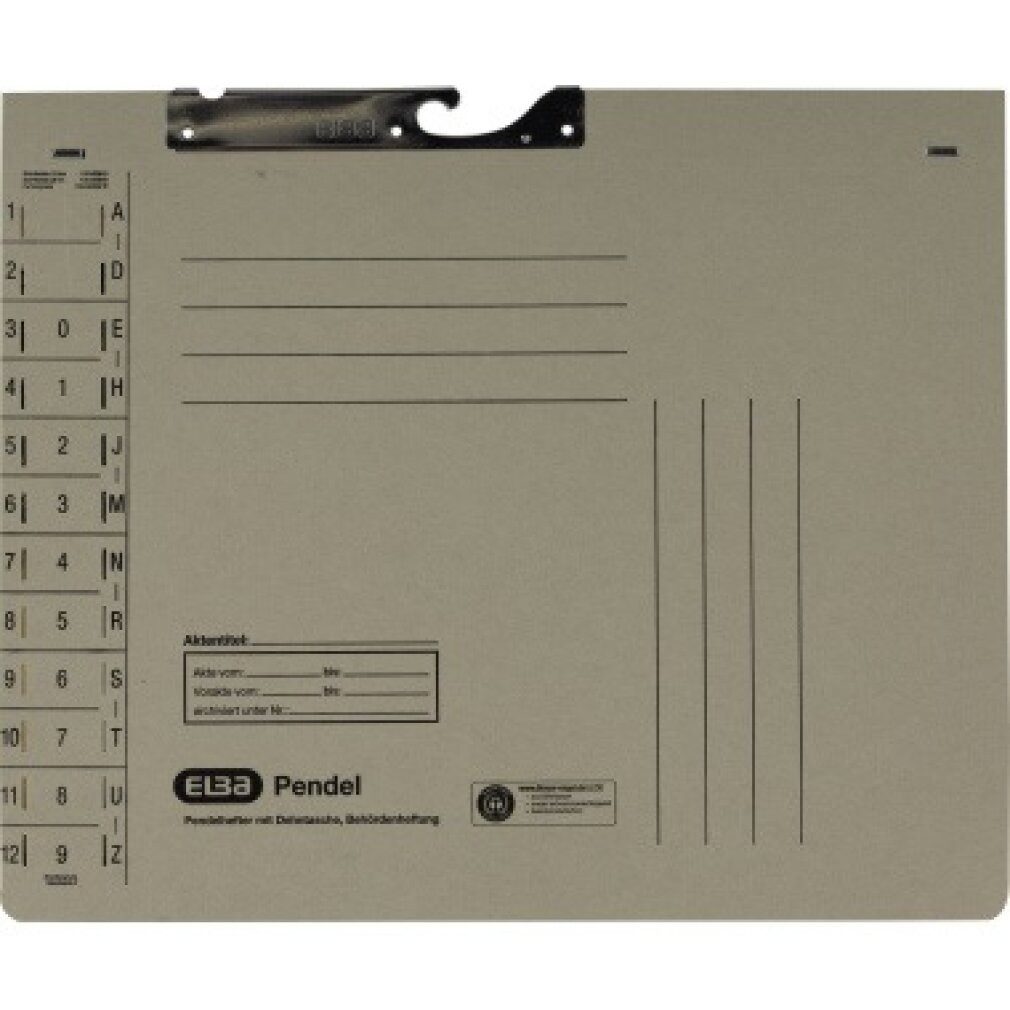 ELBA Organisationsmappe Pendelhefter 100570021 DIN A4 320g Organisationsaufdruck Manilakarton