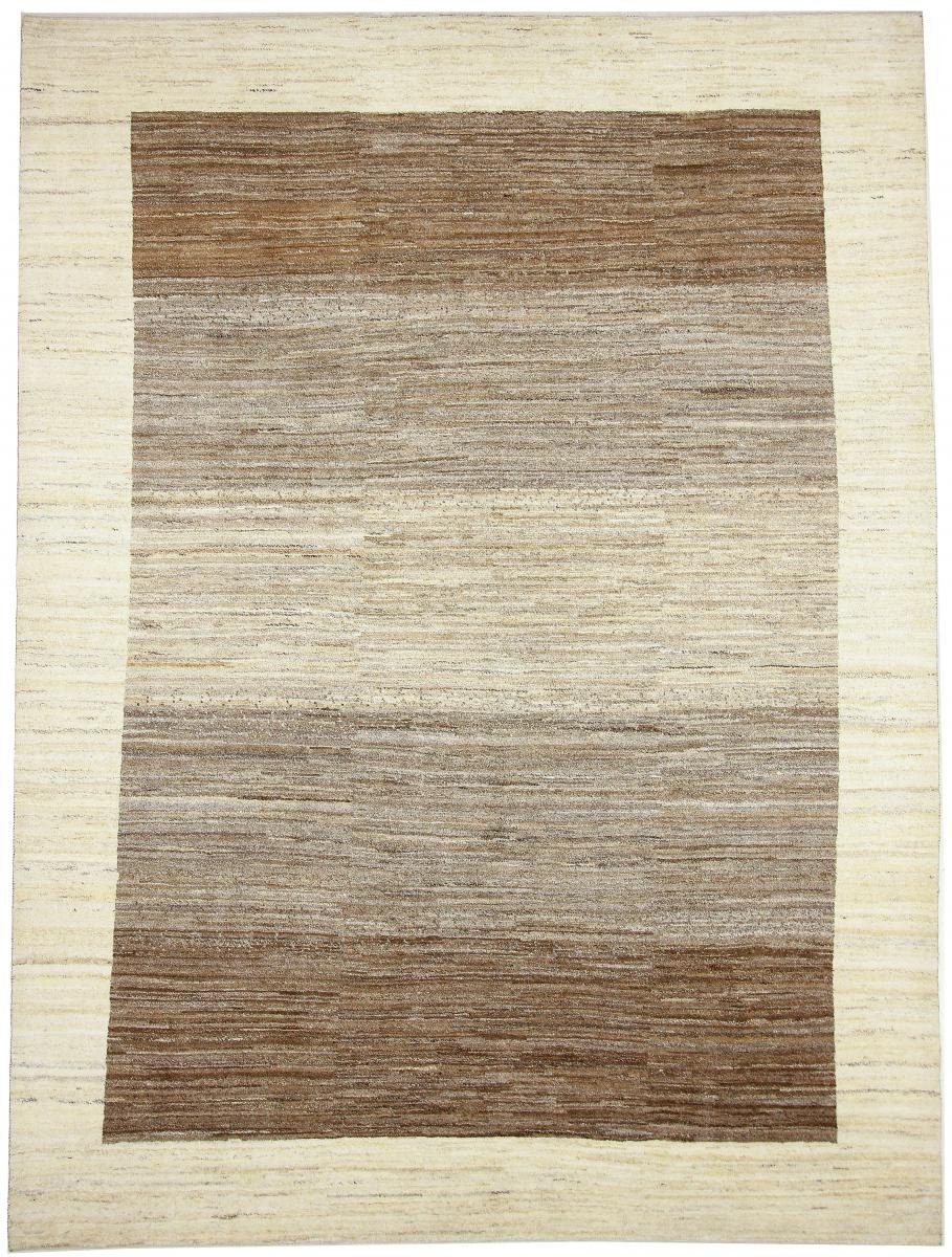 Orientteppich Perser Gabbeh Loribaft Natural 253x334 Handgeknüpfter Moderner, Nain Trading, rechteckig, Höhe: 12 mm | Kurzflor-Teppiche