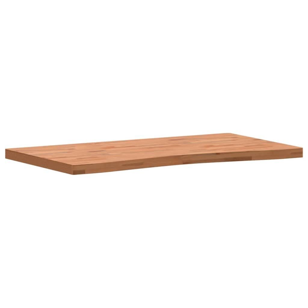 cm Massivholz Arbeitsplatte Schreibtischplatte Buche Schreibtisch 110x55-60x4 vidaXL Bürot