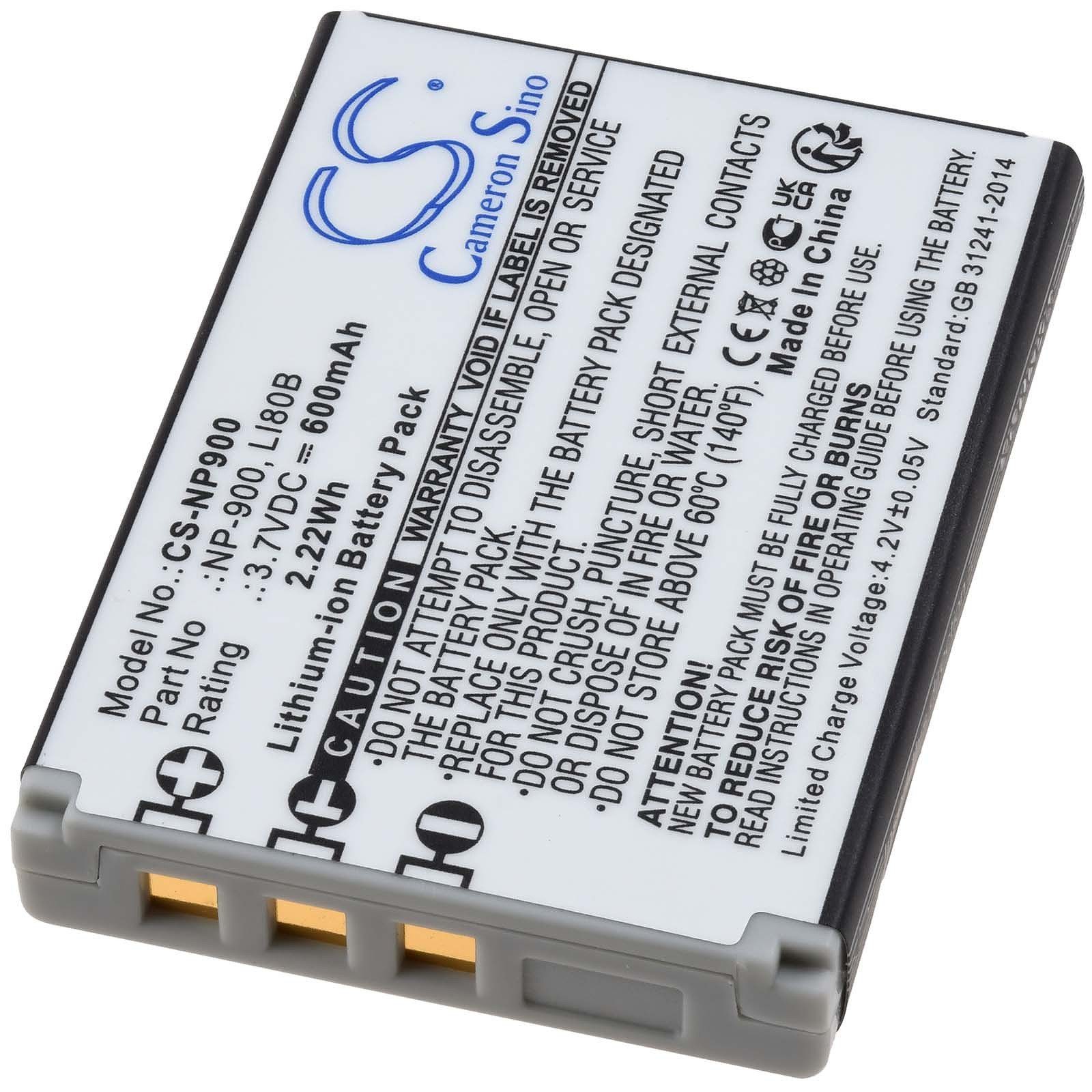 Powery Akku für Medion Typ MH29637 Kamera-Akku 600 mAh (3.7 V)